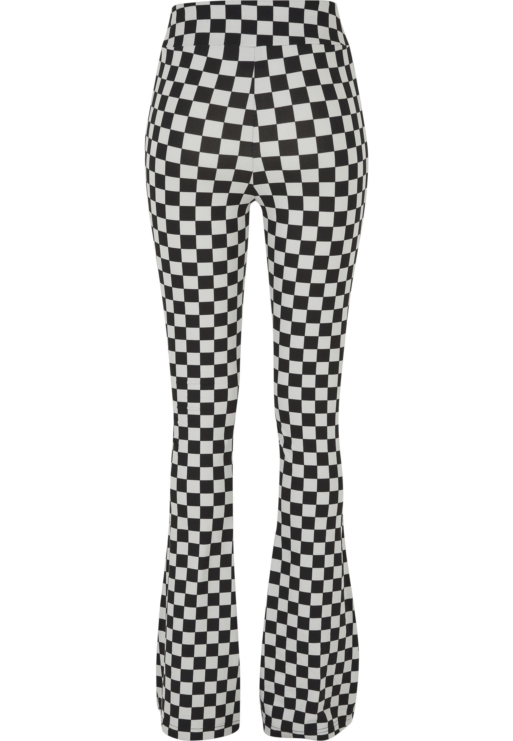 URBAN CLASSICS Leggings »Urban Classics Damen Ladies Checked Boot Cut Leggings«