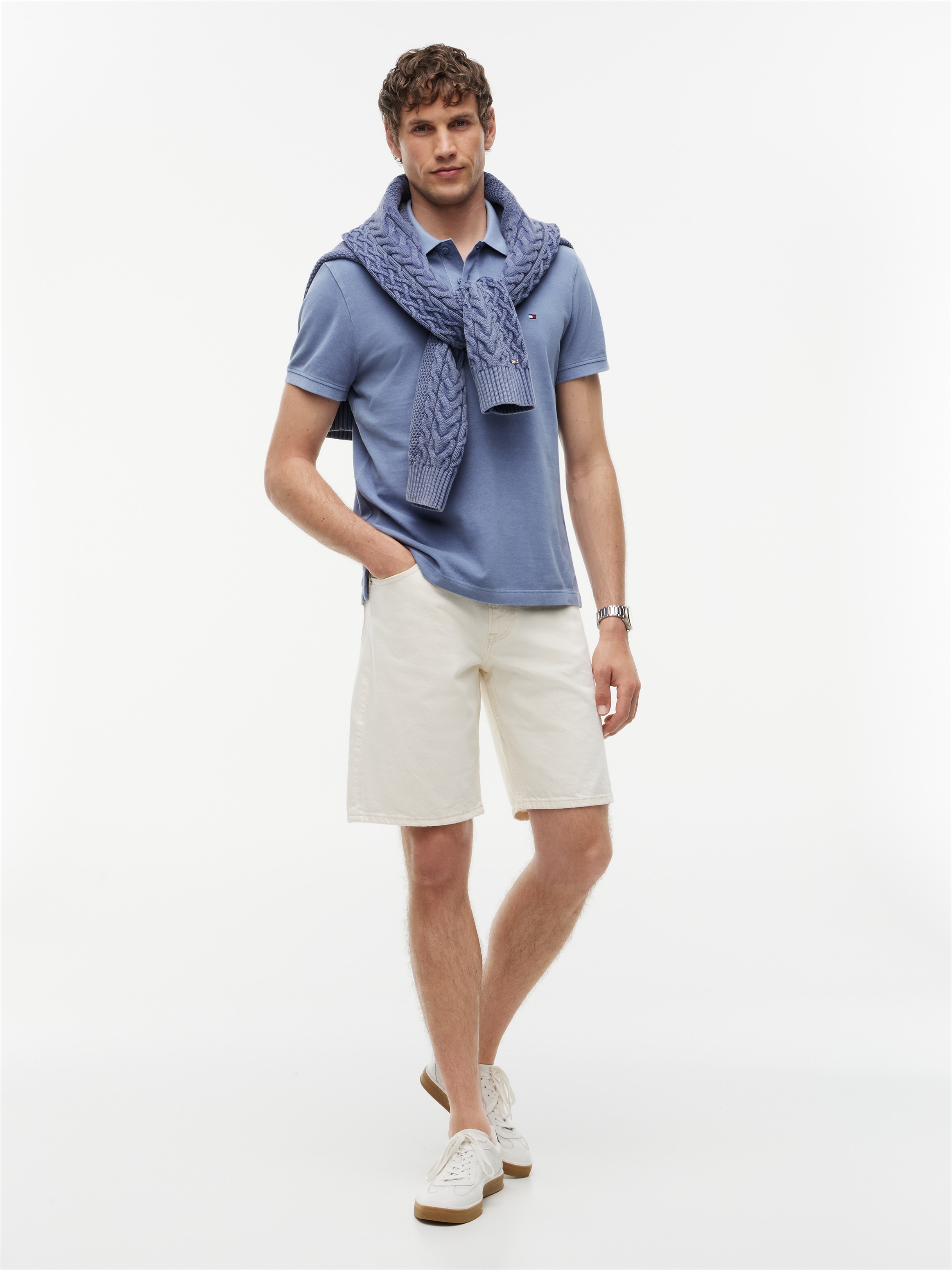 Tommy Hilfiger Poloshirt »GARMENT DYE REG POLO« leicht gewaschene Optik