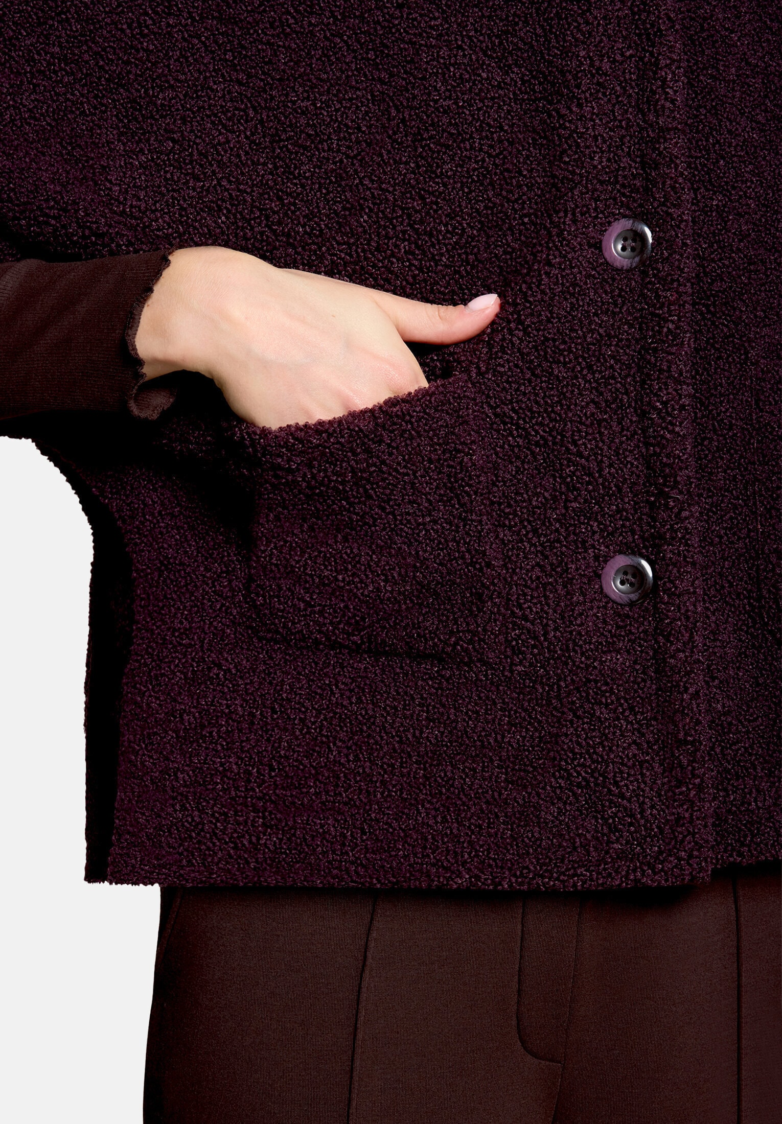 Cartoon Cape »Damen mit aufgesetzten Taschen«