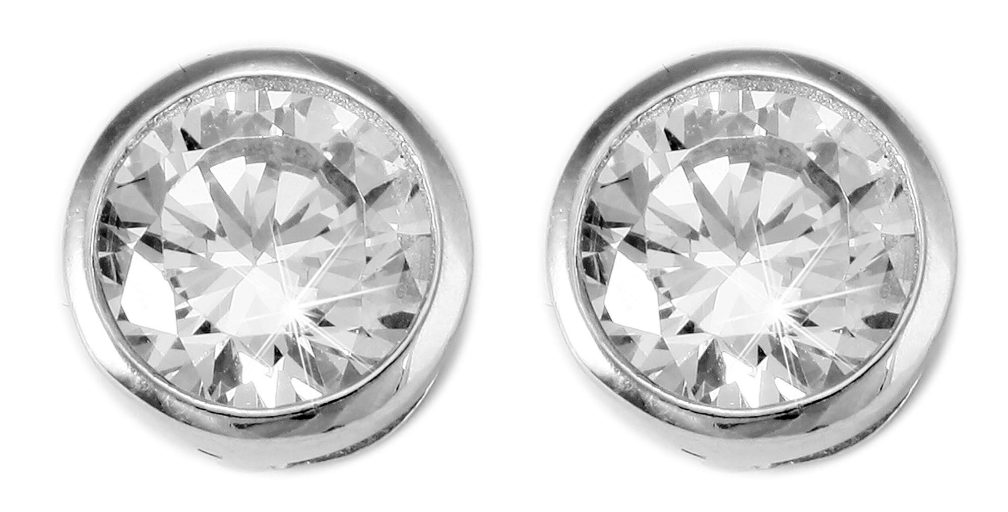 Adelia´s Paar Ohrhänger "Ohrringe – Ohrstecker aus 925 Silber mit Zirkonia" Perfekt als Geschenk zum einen besonderen Tag