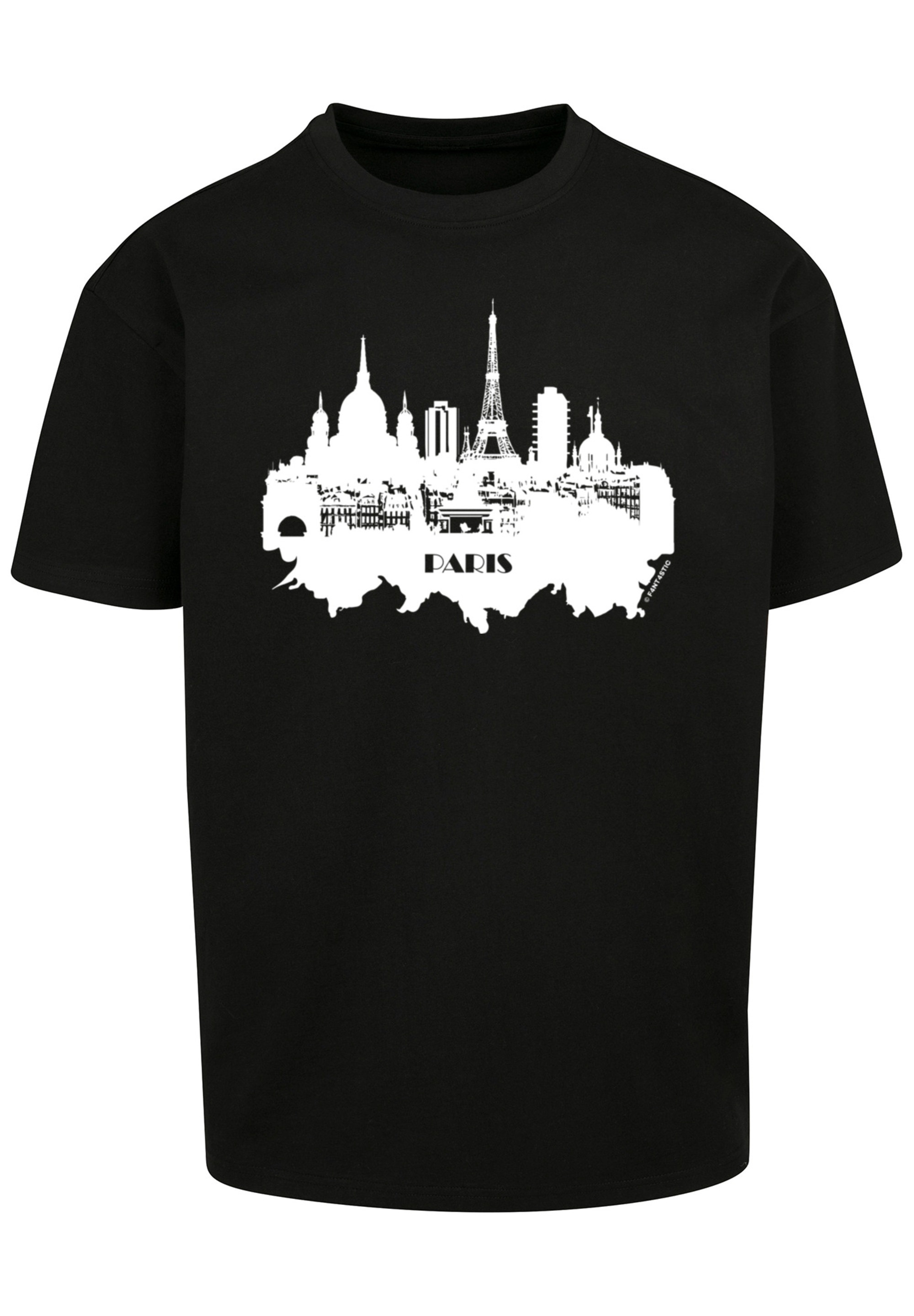 F4NT4STIC T-Shirt »PARIS SKYLINE OVERSIZE TEE«, Print