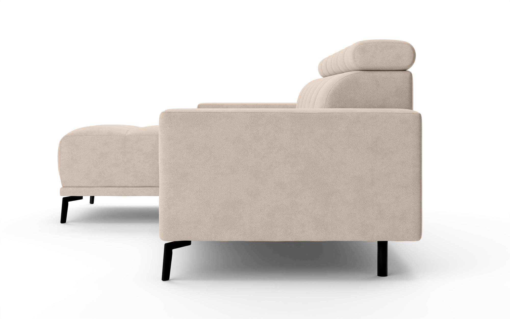 INOSIGN Ecksofa »CAZIE, Designsofa, L-Form, trendige Bubble-Optik,«, L-Form mit Wellenunterfederung, Recamiere rechts/links bestellbar
