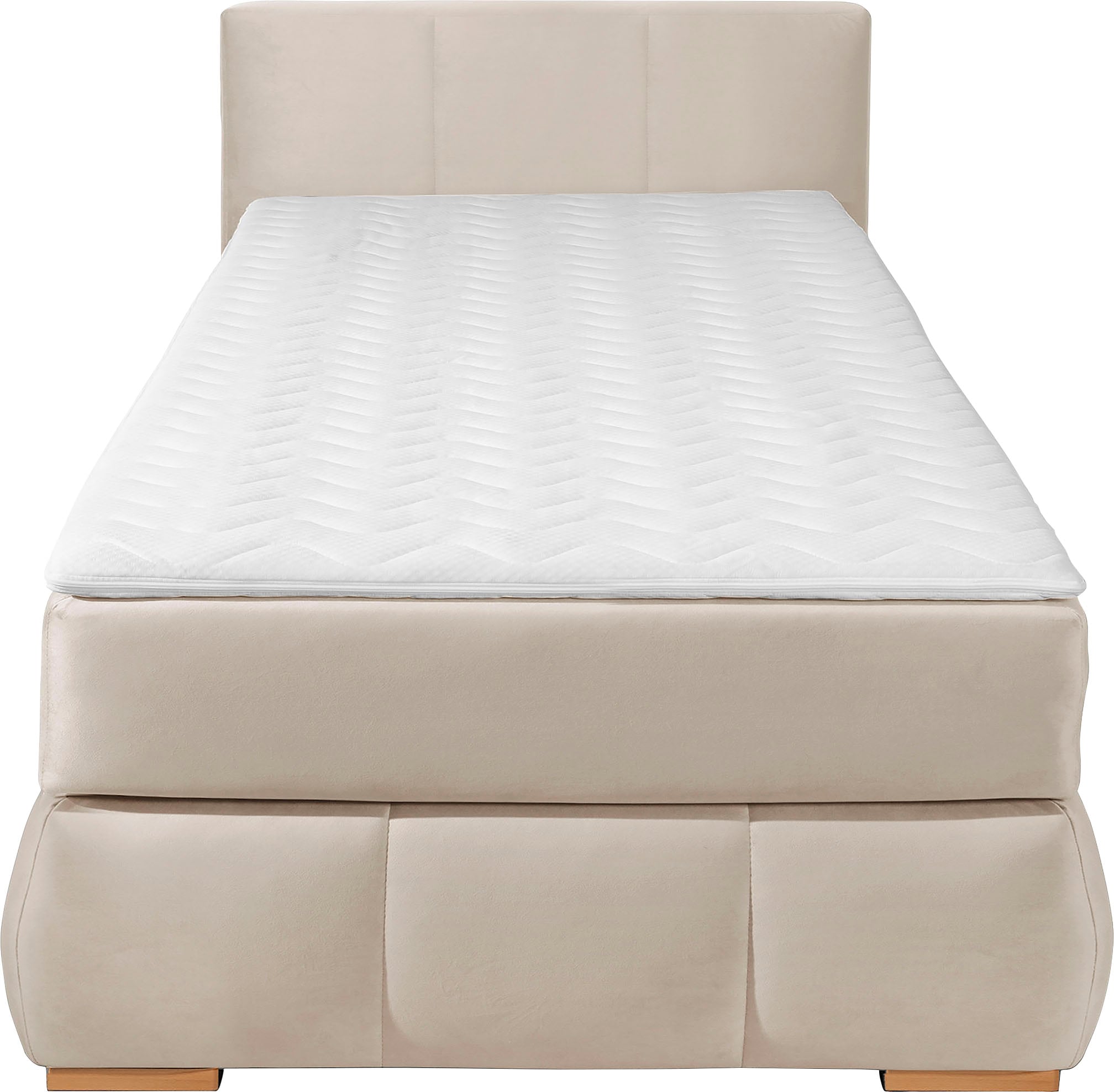 Thumbnail - Home affaire Boxspringbett "Chelles", inkl. Kaltschaumtopper, in 5 Breiten und 3 Matratzenarten