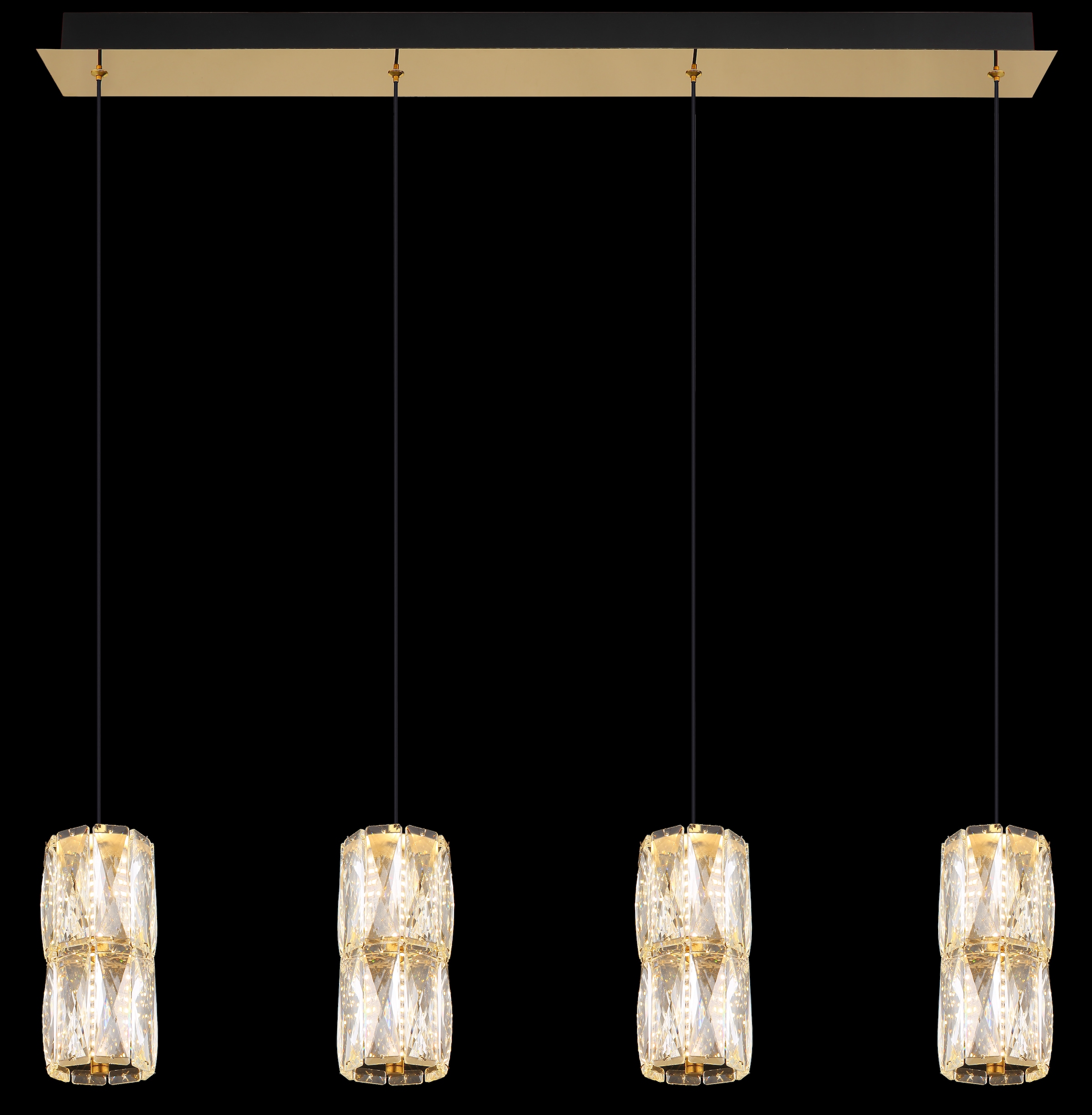 GLOBO LIGHTING LED Pendelleuchte »STEFANIE«, Leuchtmittel LED-Modul | LED fest integriert, Hängelampe/Hängeleuchte/Wohnzimmer/Esstisch/elegant