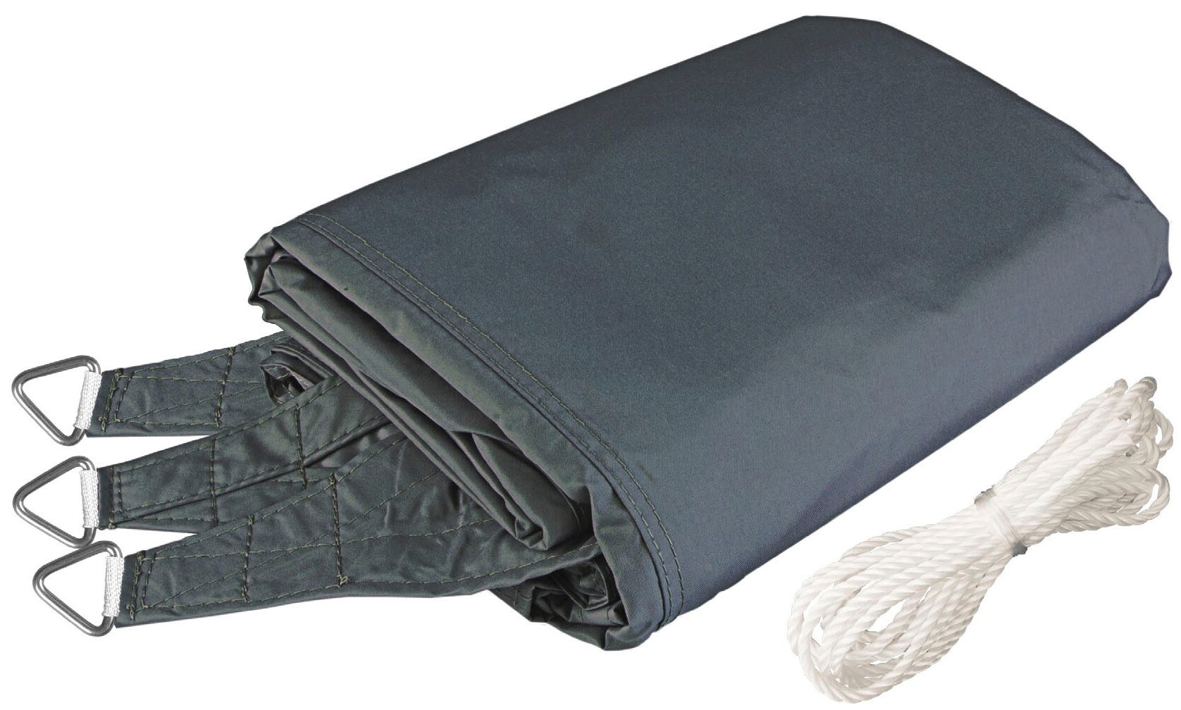 Thumbnail - Windhager Sonnensegel "Cannes Dreieck" 5x5x5m, anthrazit