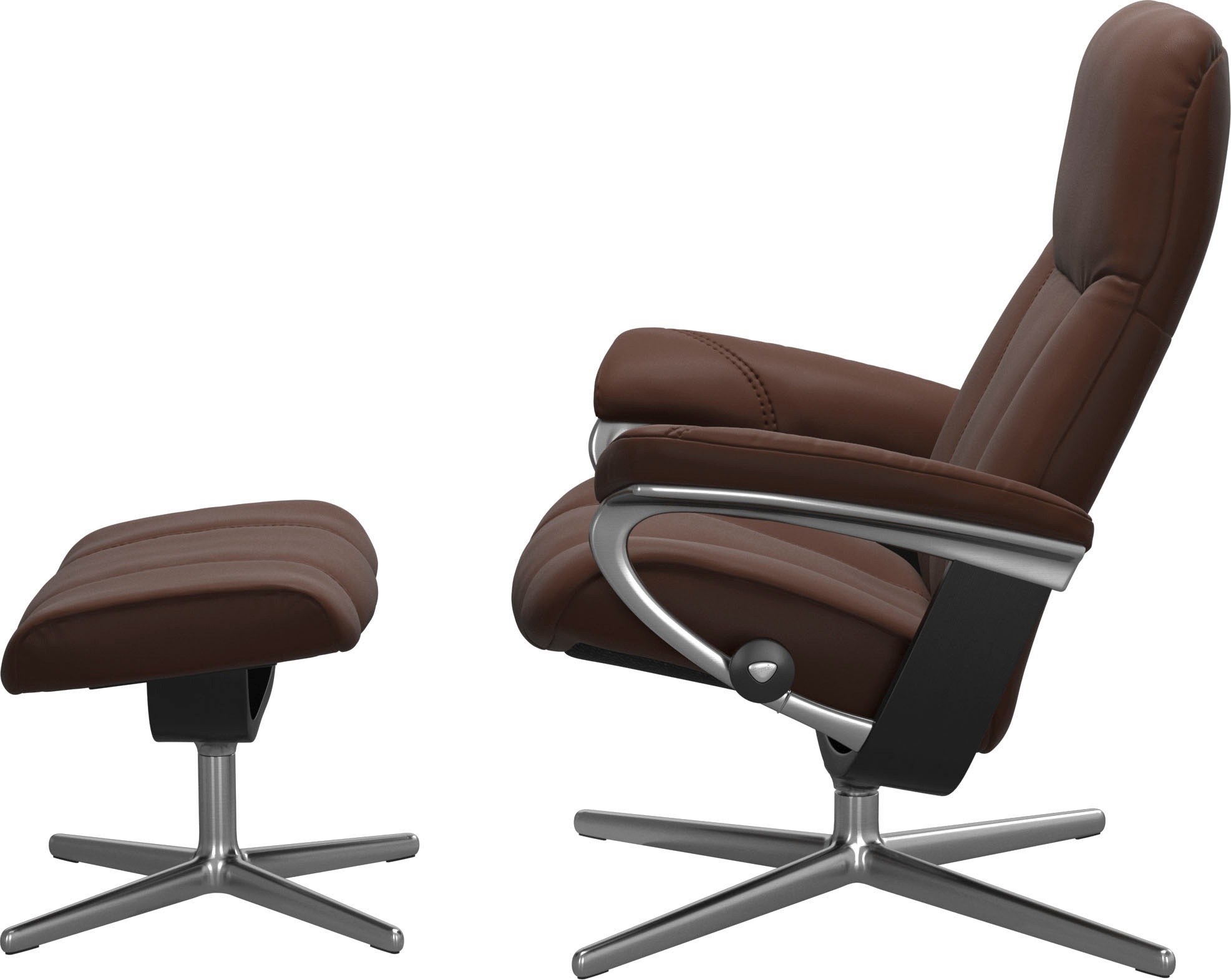 Stressless® Relaxsessel »Consul«, mit Cross Base, Größe S, M & L, Holzakzent Schwarz