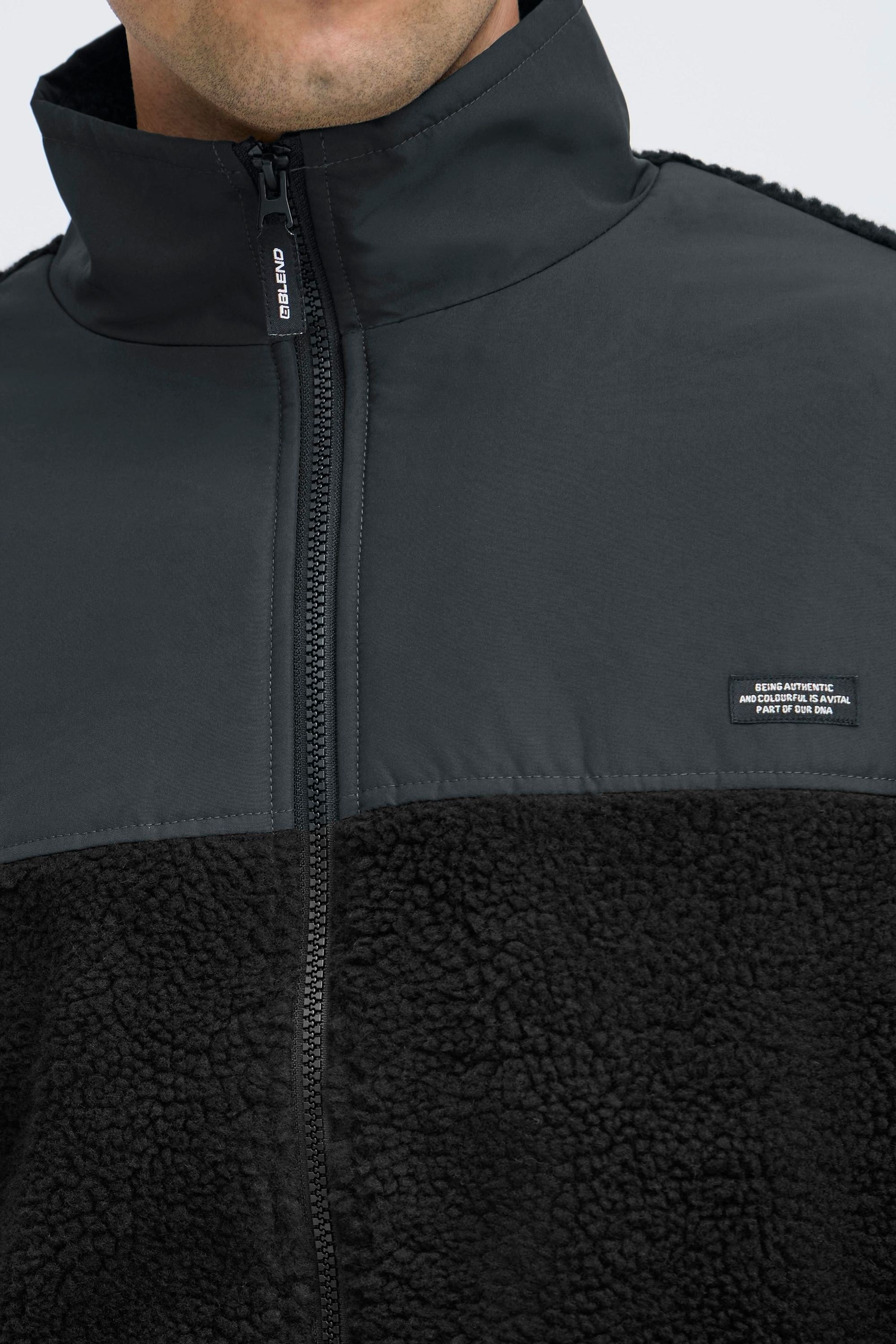 Blend Plüschjacke »BHTort« ohne Kapuze Kuschelige Teddyjacke mit Taschen