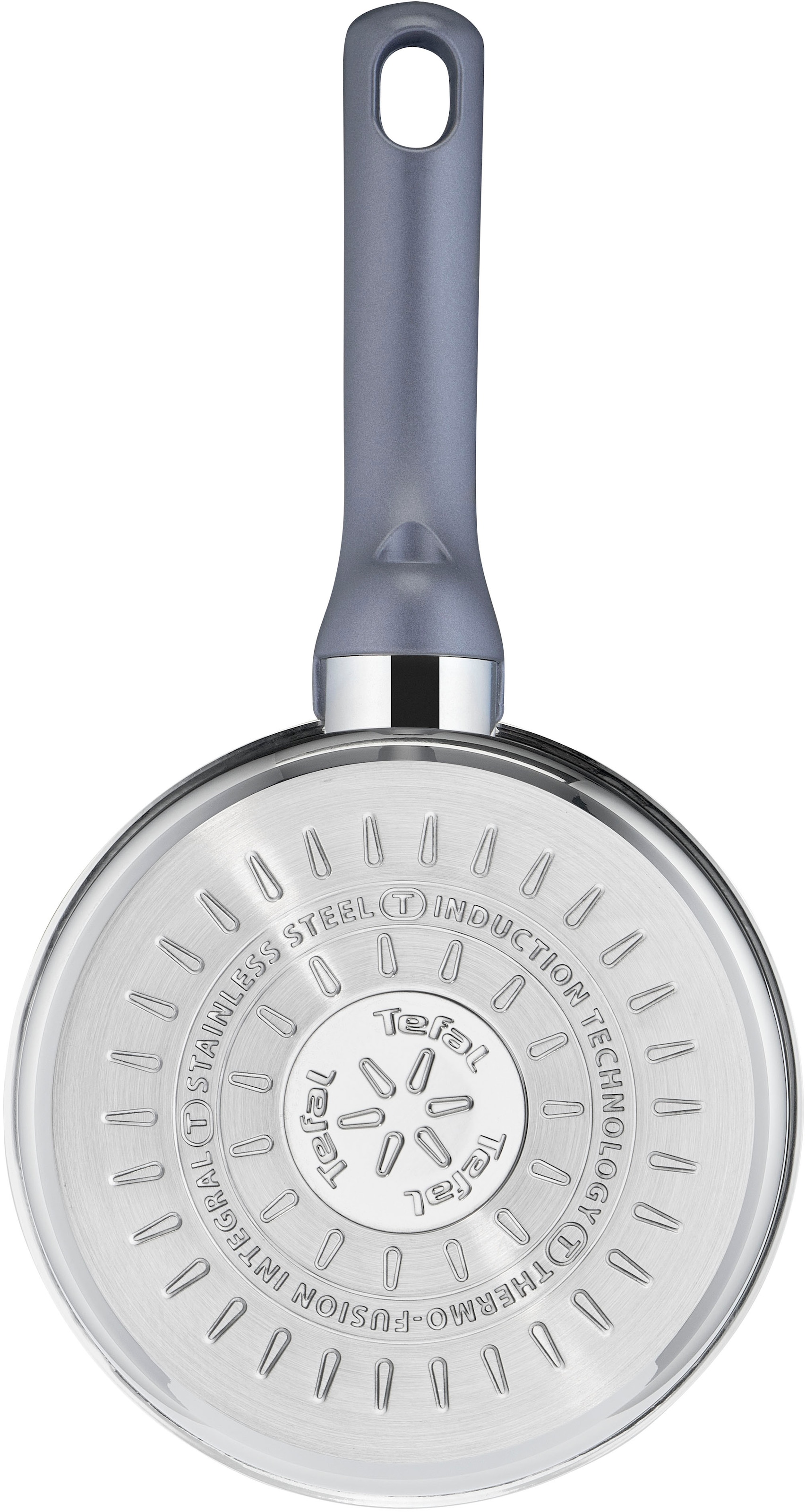 Tefal Kasserolle »Daily Cook« Edelstahl 2 Stk. tlg. 16 cm, Ausgießhilfe, Messmarkierungen, Induktion, backofenfest