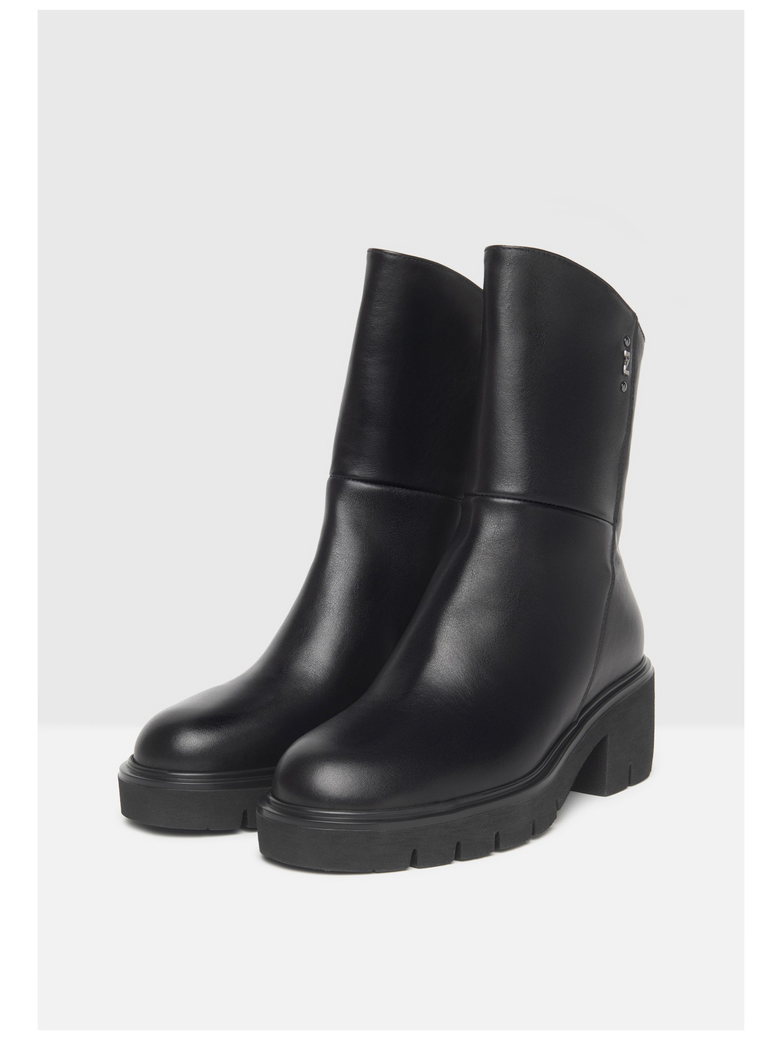 Stiefelette NERO GIARDINI "Nero Giardini Stiefelette Leder", Damen, Gr. 38, schwarz, Leder, Schuhe Stiefelette 3