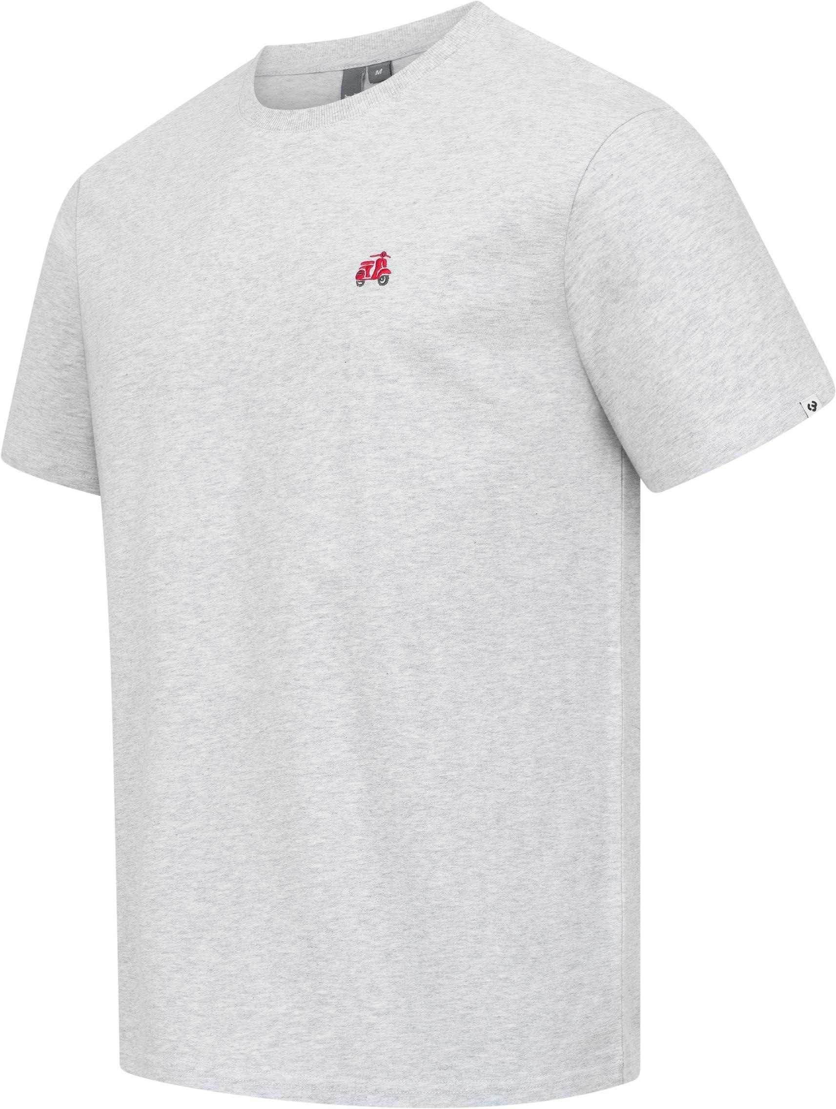 Ragwear T-Shirt »Samms F Gots YOUMODO« Kurzärmliges Shirt mit Retro-Roller-Stickerei