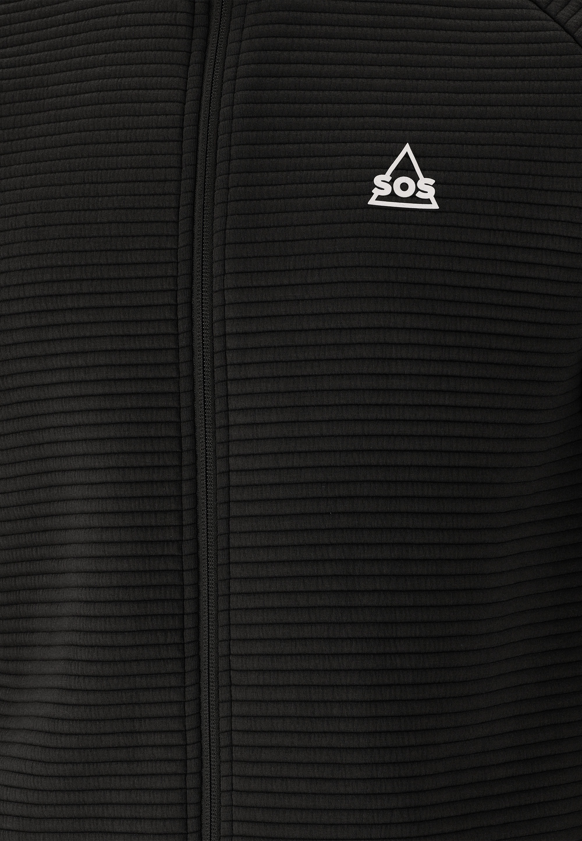 SOS Sweatjacke »Muju«, mit stilvollem Logodetail