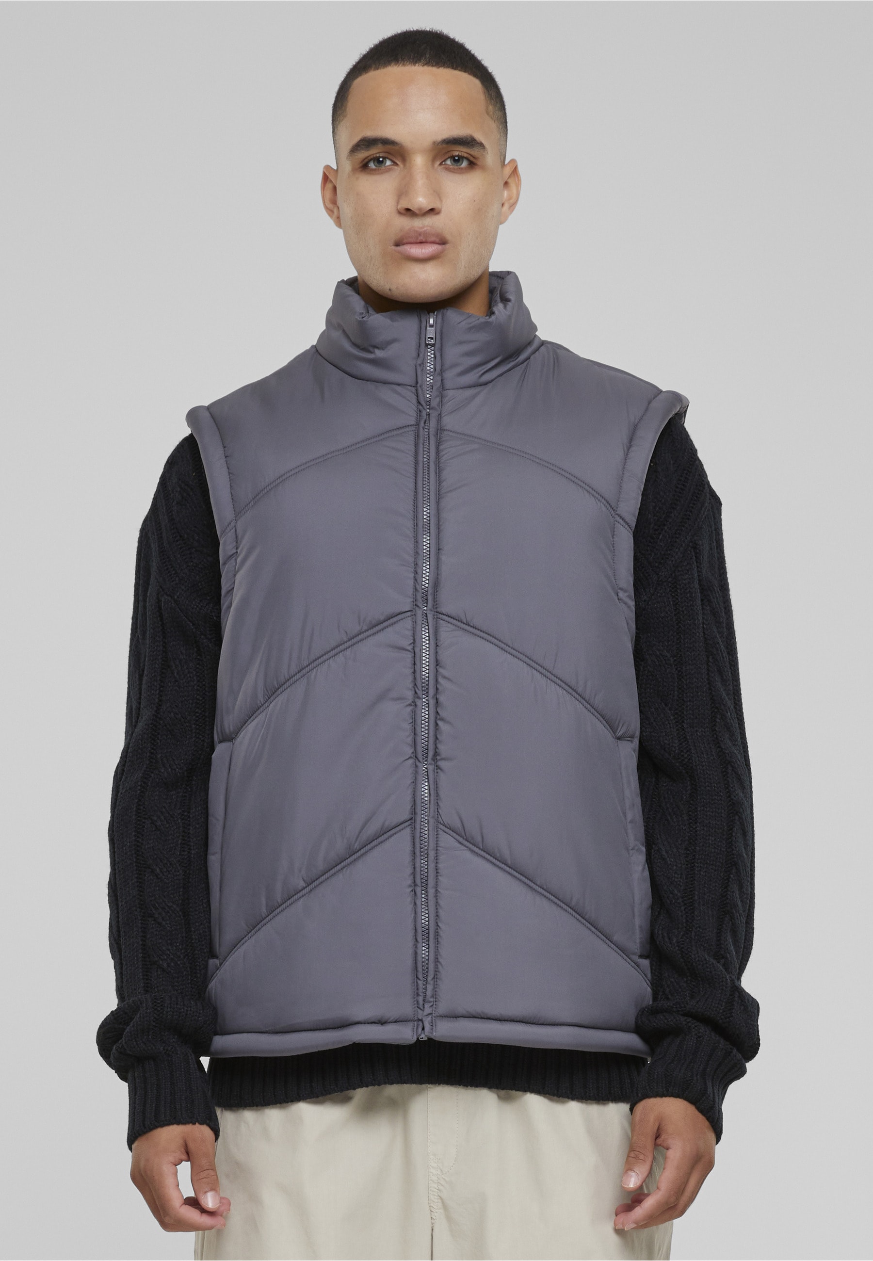 URBAN CLASSICS Steppweste »Urban Classics Herren Arrow Puffer Vest« 1 Stk.