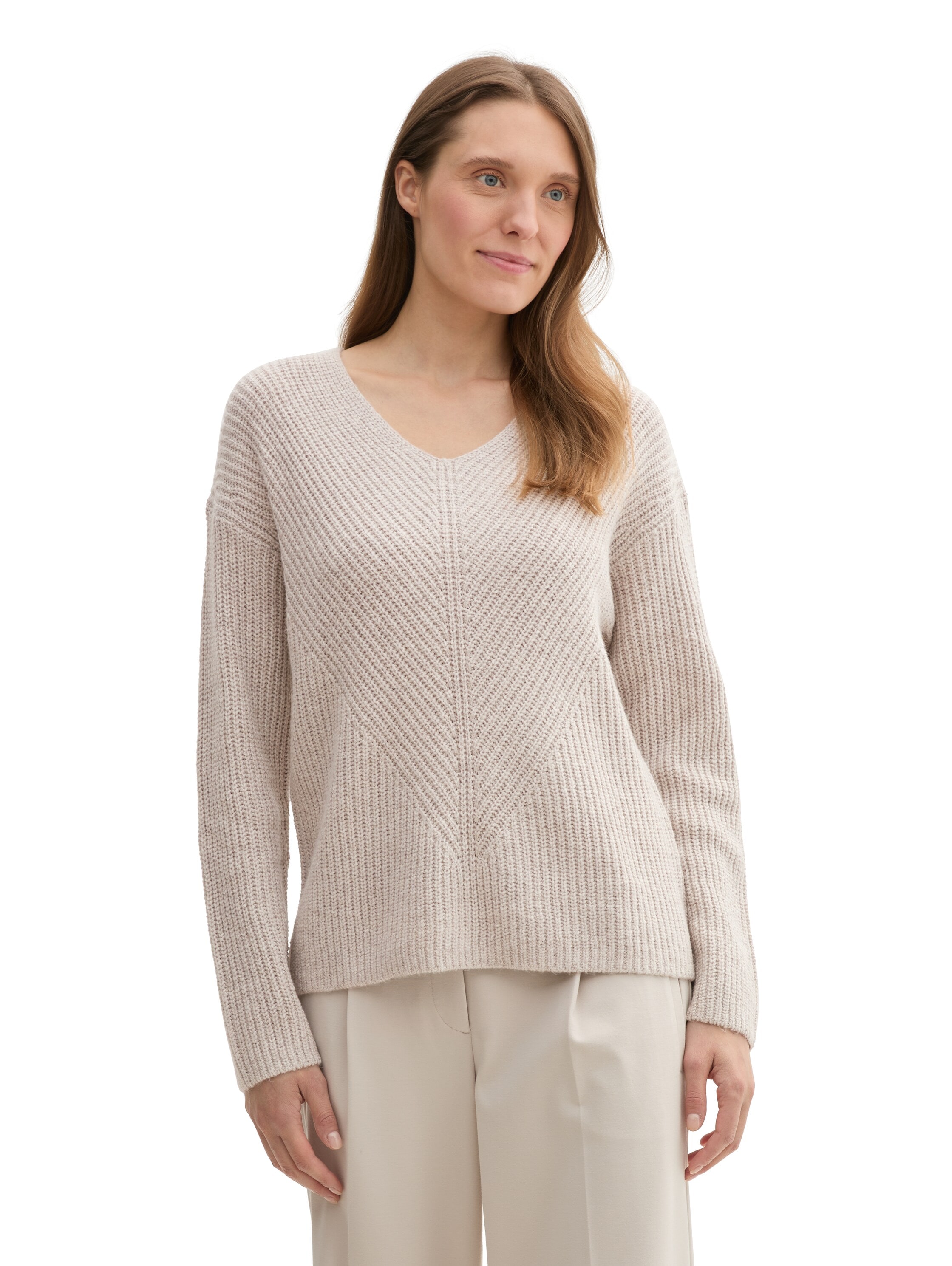 TOM TAILOR Strickpullover, mit V-Ausschnitt günstig online kaufen