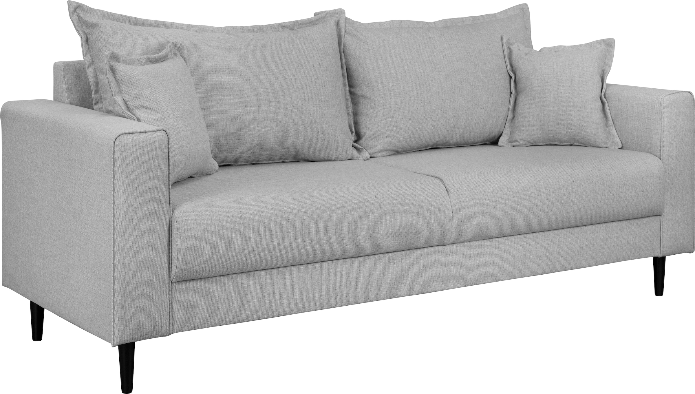 Home affaire 2-Sitzer »VEYRAS, hoher Sitzkomfort, Maße B/T/H: 162/84/76 cm«, mit Wellenunterfederung, incl. Rückenkissen und Zierkissen