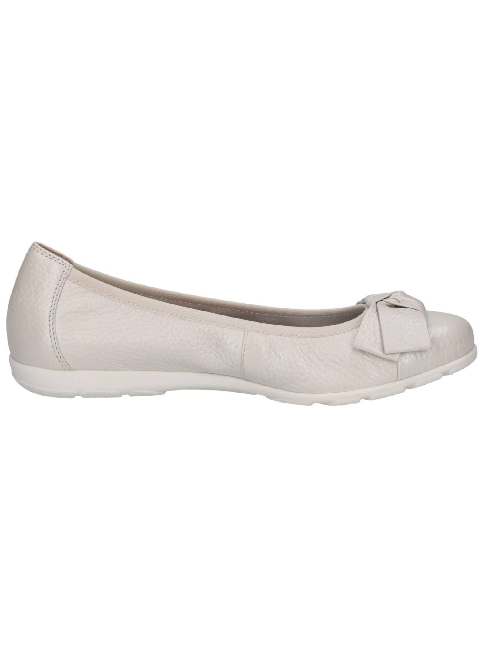 Caprice Ballerina Light Beige Leather Size 37 3
