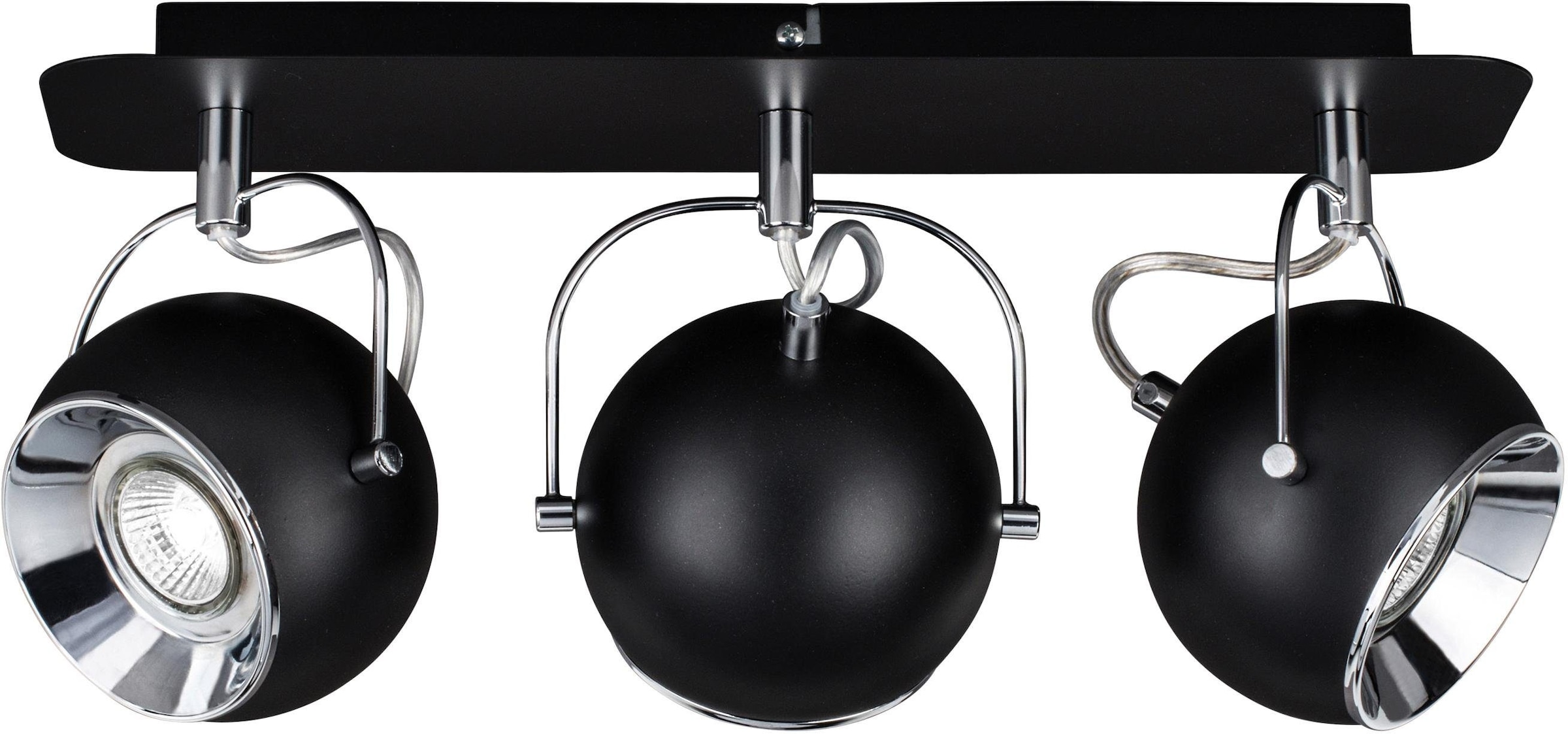 SPOT Light Deckenleuchte »BALL«, 3 flammig-flammig, LED-Leuchtmittel Inkl., LED  wechselbar, dreh- und schwenkbarer Spot | BAUR