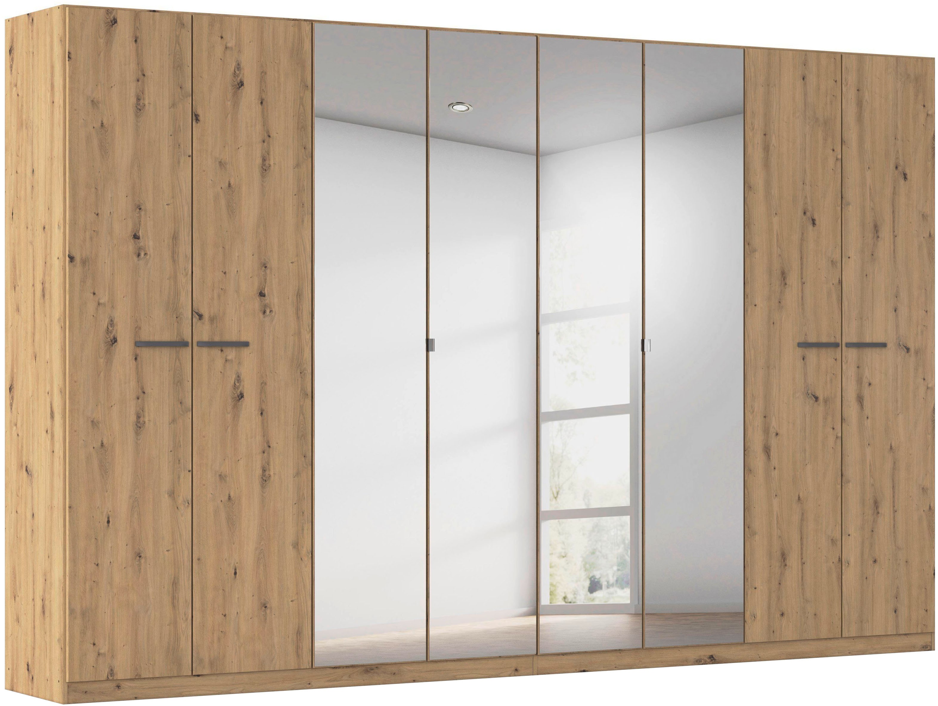 OTTO home Kleiderschrank "Mehrzweckschrank Aktenschrank Möbel Mietswohnung Schlafzimmer OTELI" erhältlich in Breiten 91-360 cm, ab Breite 136cm inkl. Innenschubladen, mit zusätzlichen Einlegeböden, optional mit Spiegel MADE IN GERMANY