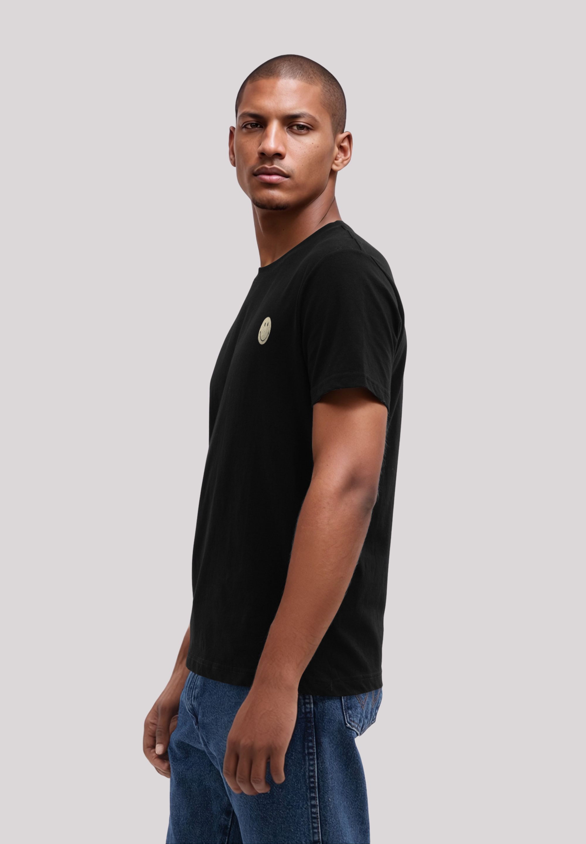 F4NT4STIC T-Shirt »Smiley Light« Premium Qualität