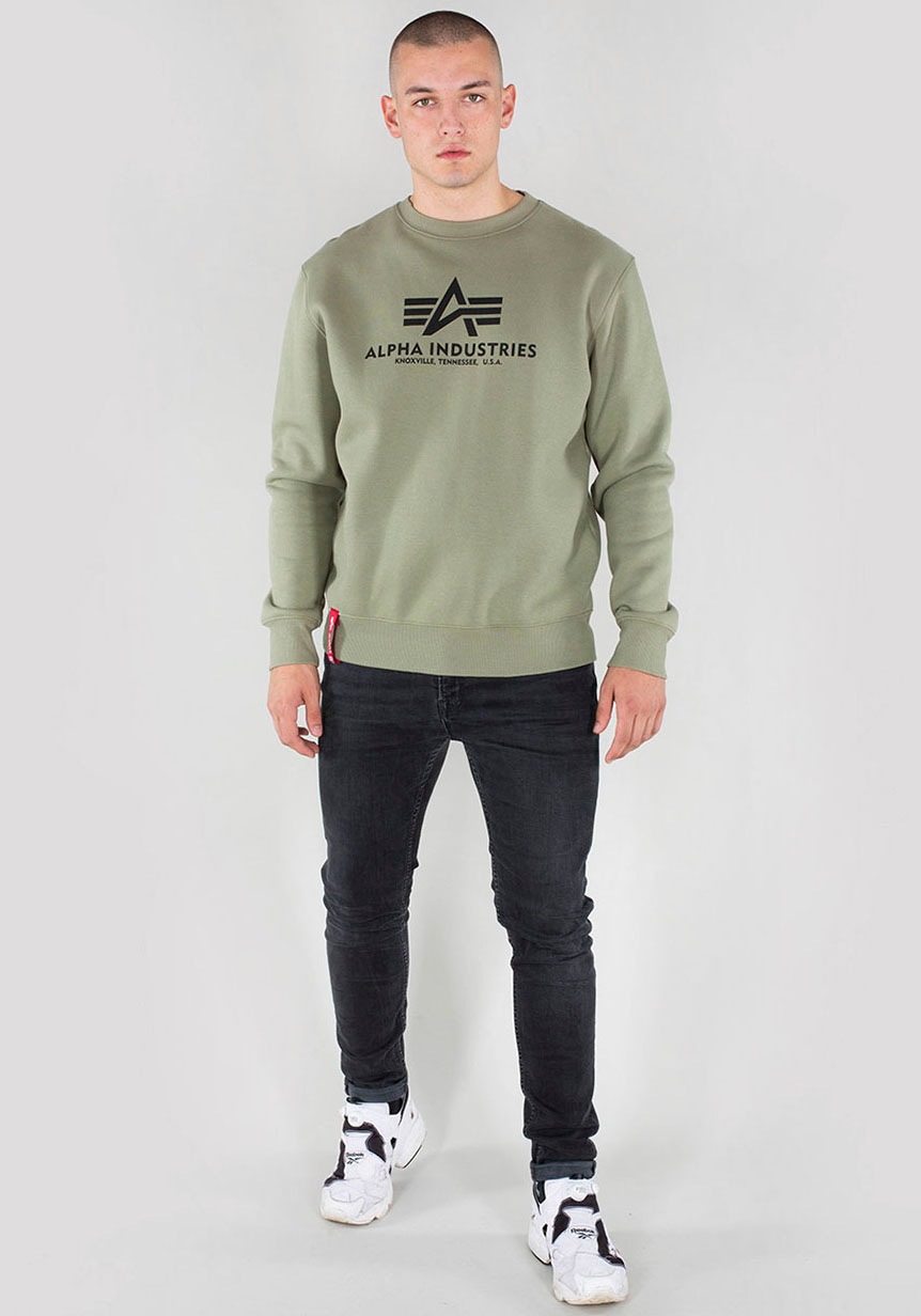 Sweat-shirt Alpha Industries Basic Sweater Olive 3XL 2