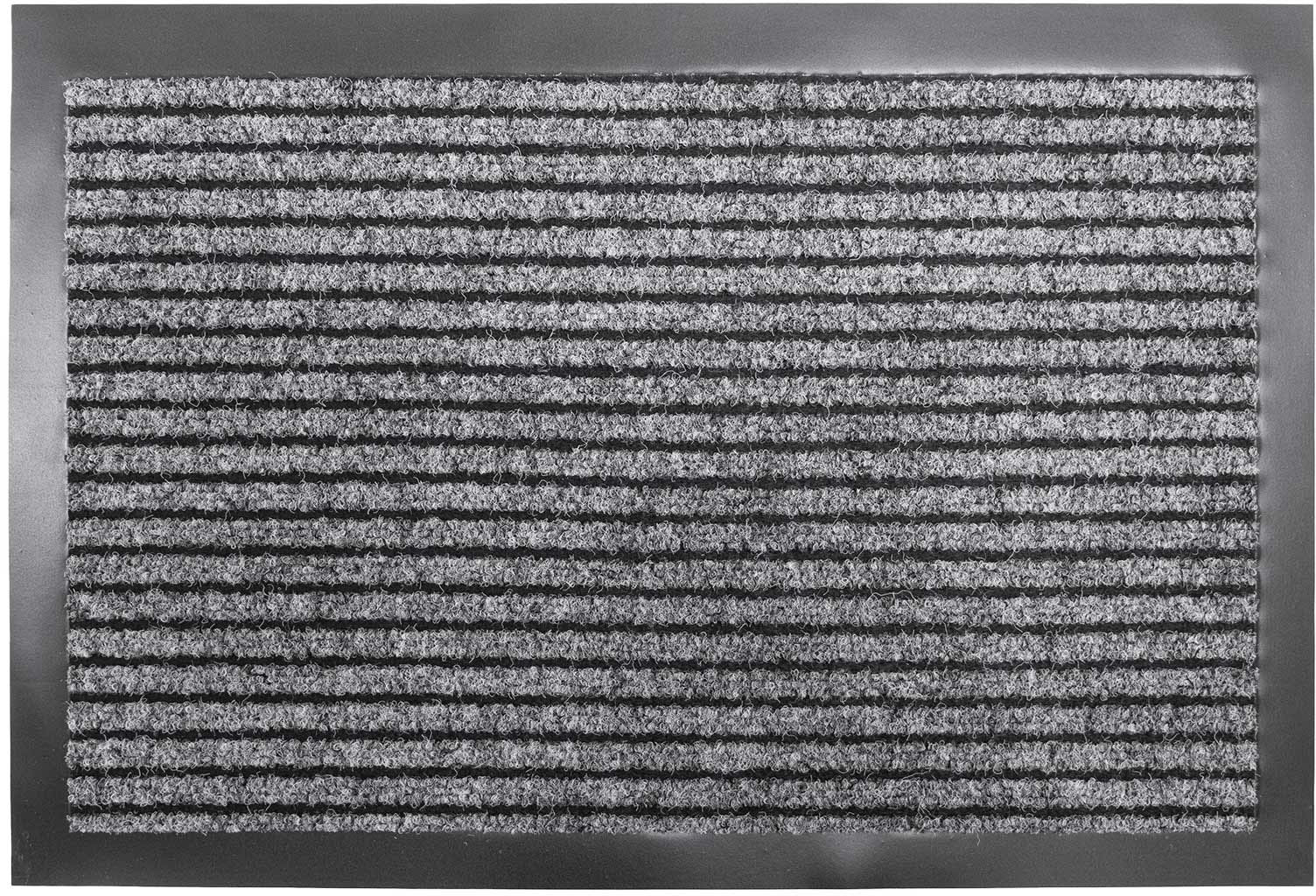 Thumbnail - Primaflor-Ideen in Textil Fußmatte "OSLO", rechteckig, 8 mm Höhe, Schmutzfangmatte, gestreift, meliert, rutschhemmend, w...