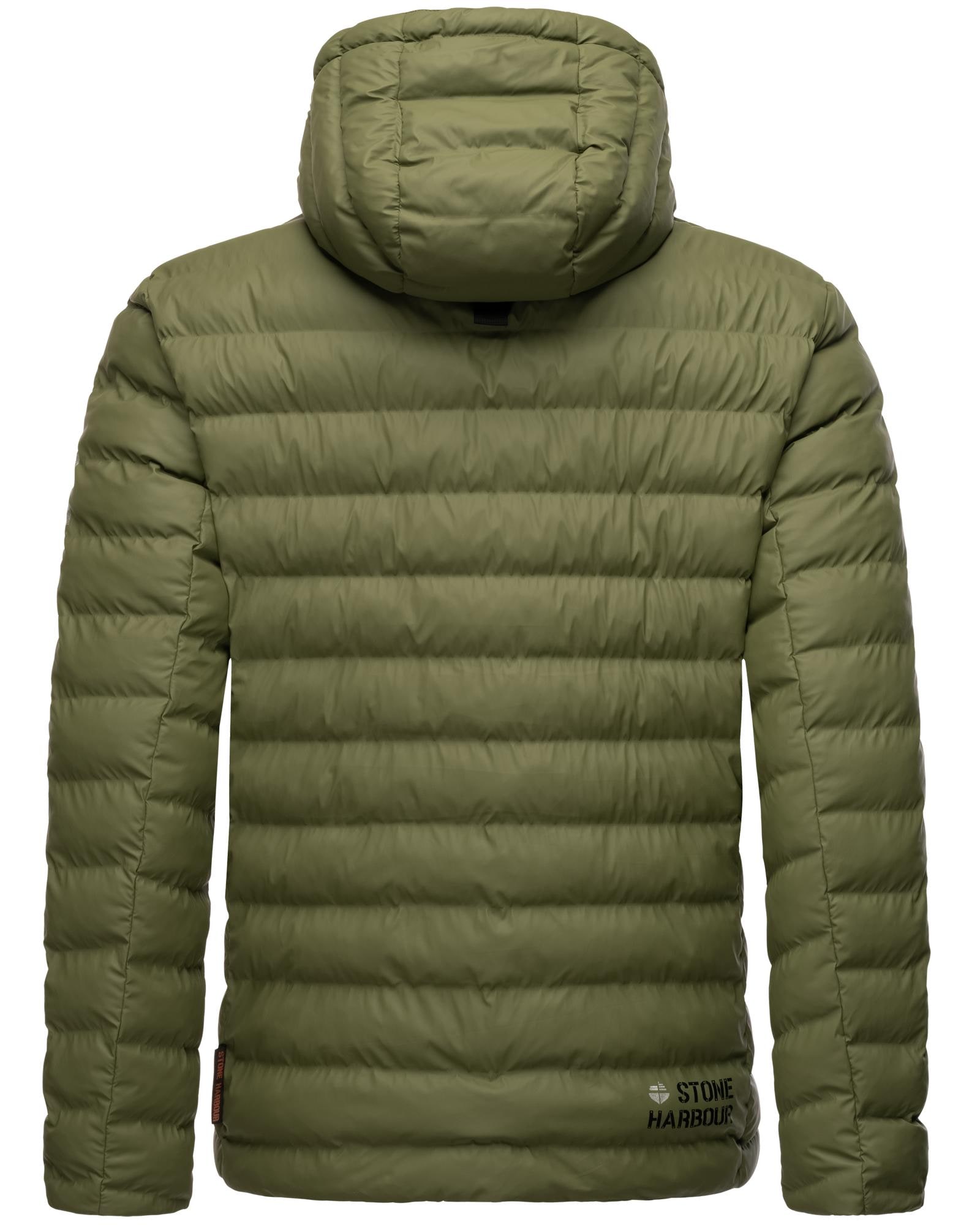 Stone Harbour Winterjacke »Zaharoo«, mit Kapuze, Wasserdichte, gesteppte Regenjacke für den Winter
