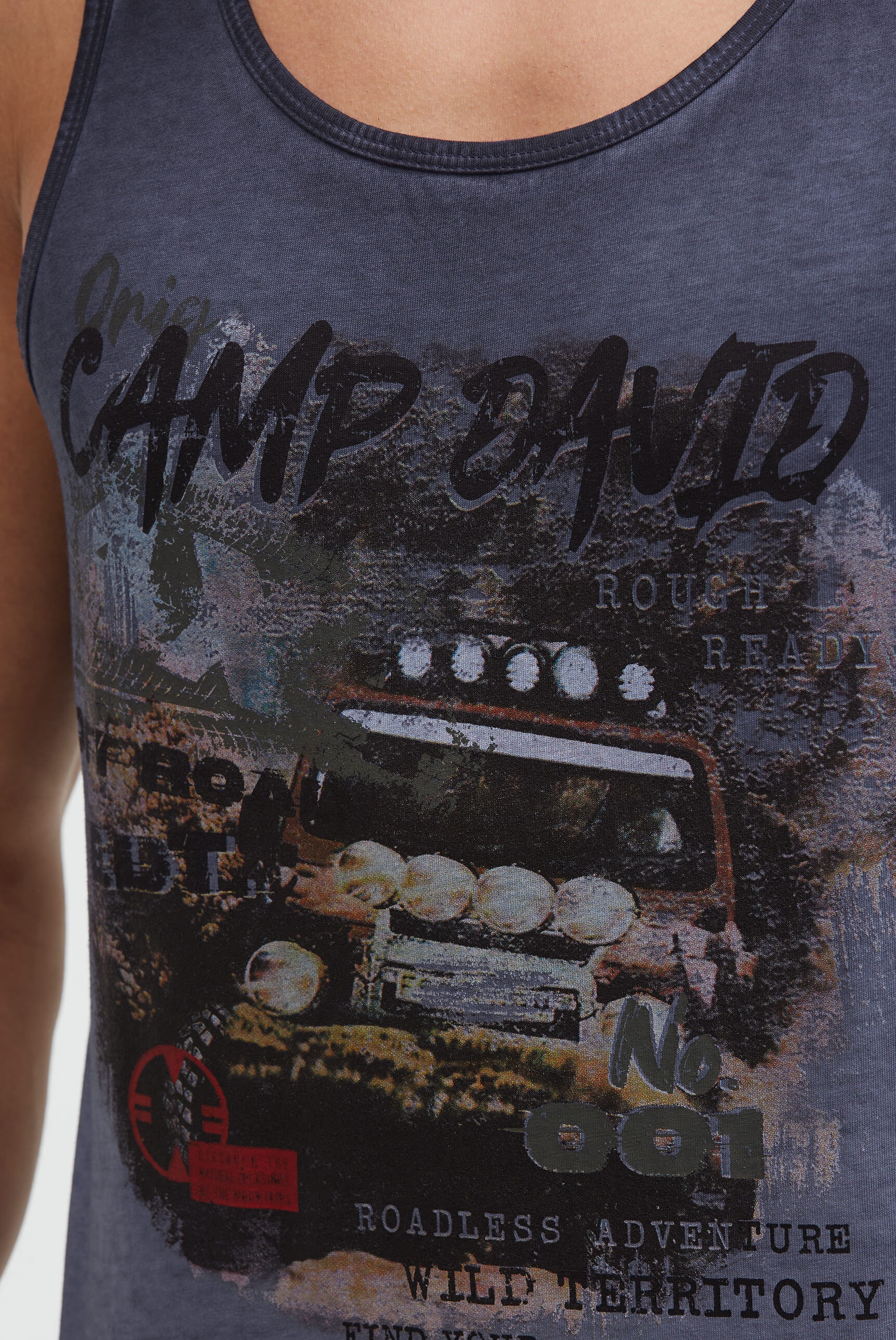 CAMP DAVID Tanktop aus Baumwolle