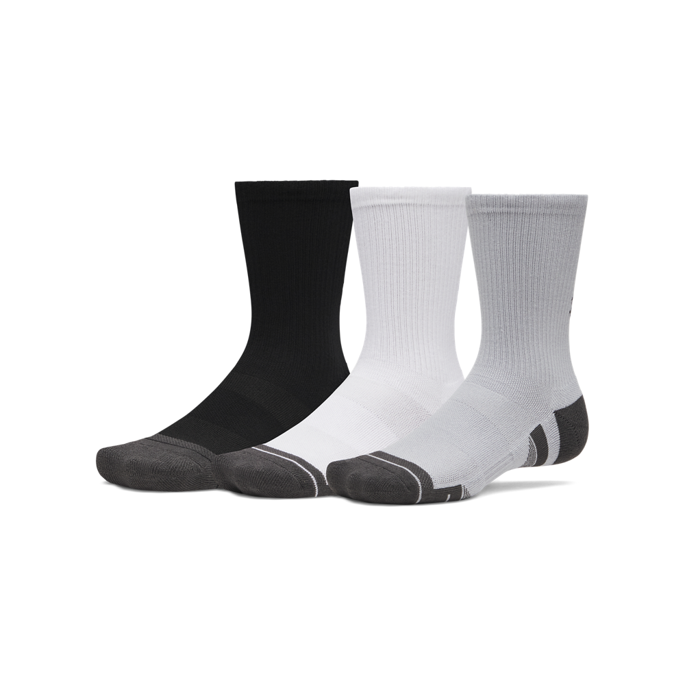 Under Armour Sportsocken "NEW UA PERF TECH 3PK CREW" Packung, 3 Paar tlg. 3er-Pack, für sportliche Aktivitäten, angenehme Passform