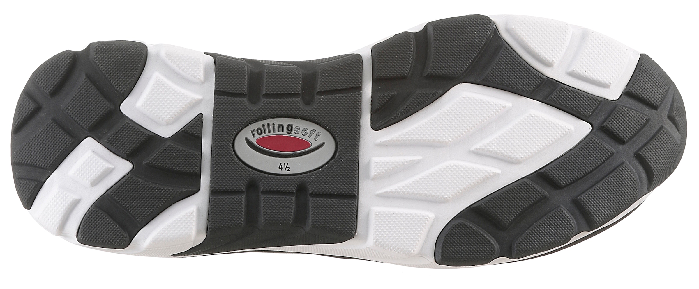 Gabor Rollingsoft Slip-On Sneaker, Freizeitschuh, Halbschuh, Slipper mit Gummizug für guten Sitz