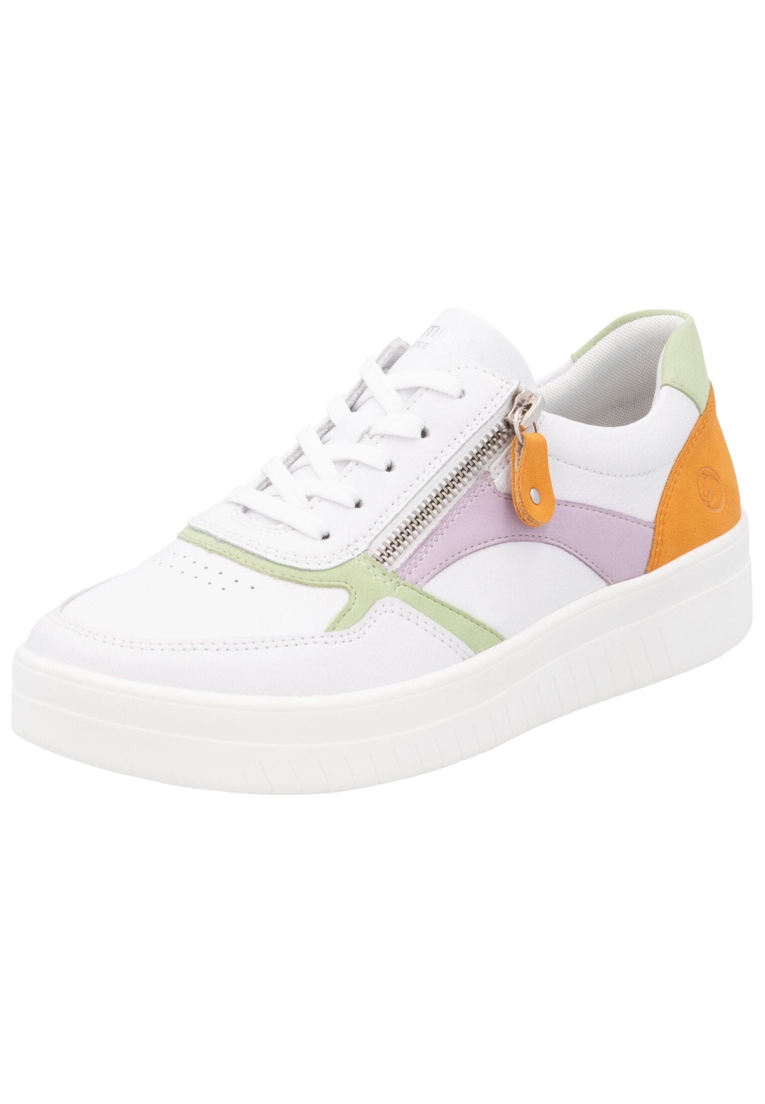 Sneaker REMONTE "Remonte Sneaker Leder", Damen, Gr. 39, weiß, Leder, Schuhe Sneaker