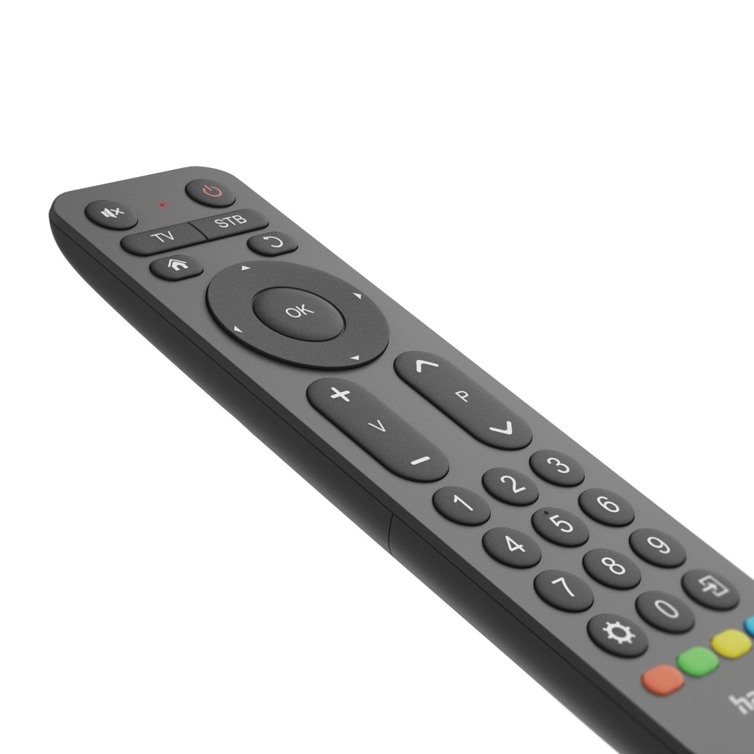 Hama Universal-Fernbedienung »Universal Fernbedienung für TV und Set-Top-Box mit großen Tasten« 2-in-1 Lernfunktion, große Tasten, steuert zwei Geräte, 10 m Reichweite