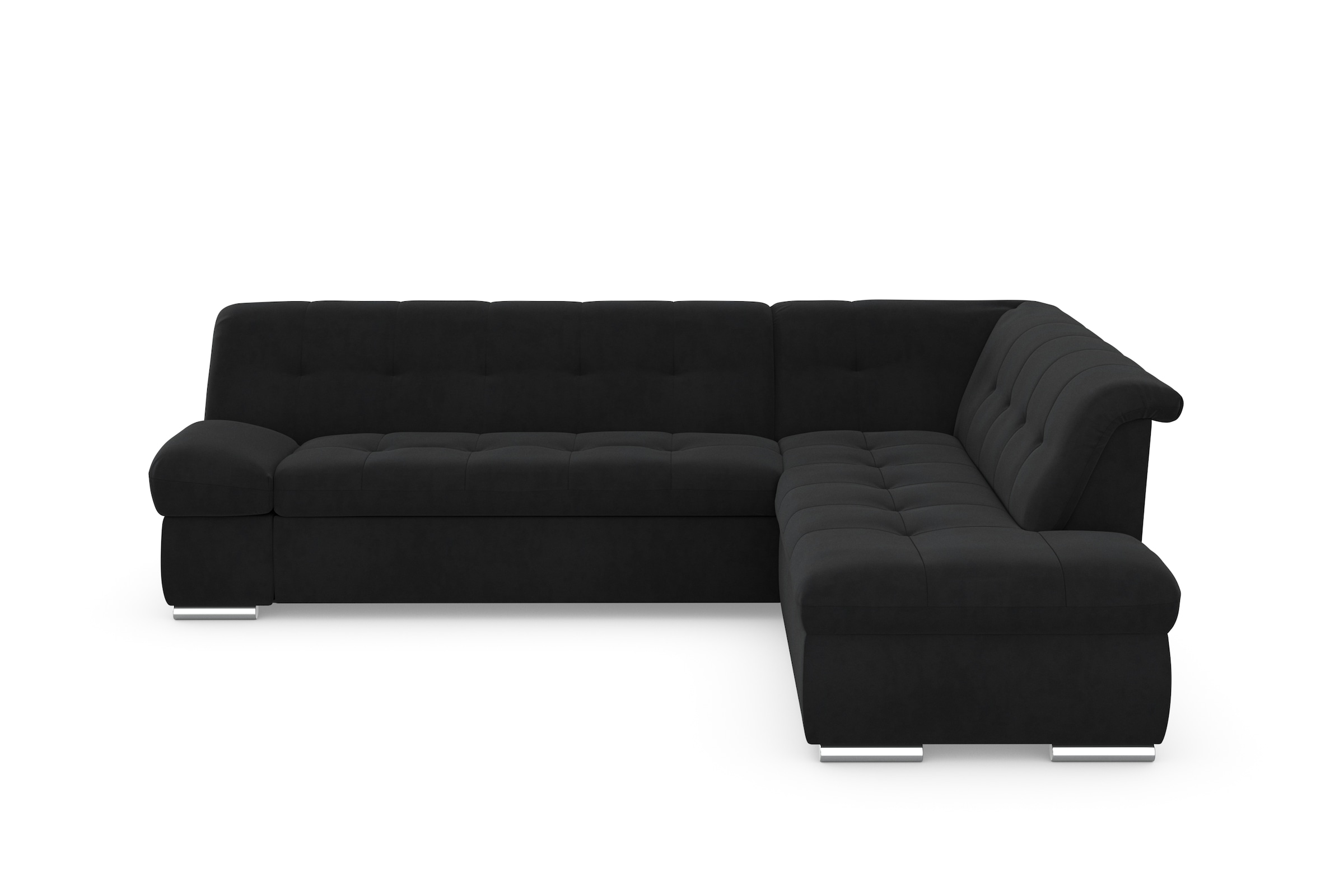 DOMO collection Ecksofa »Mona L-Form«, wahlweise mit Bett- und Armlehnfunktion