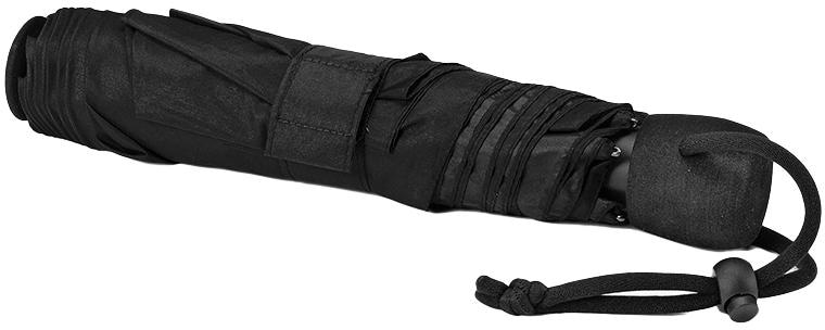 EuroSCHIRM® Taschenregenschirm »light trek® ultra, schwarz«, besonders leicht, kompakte Größe