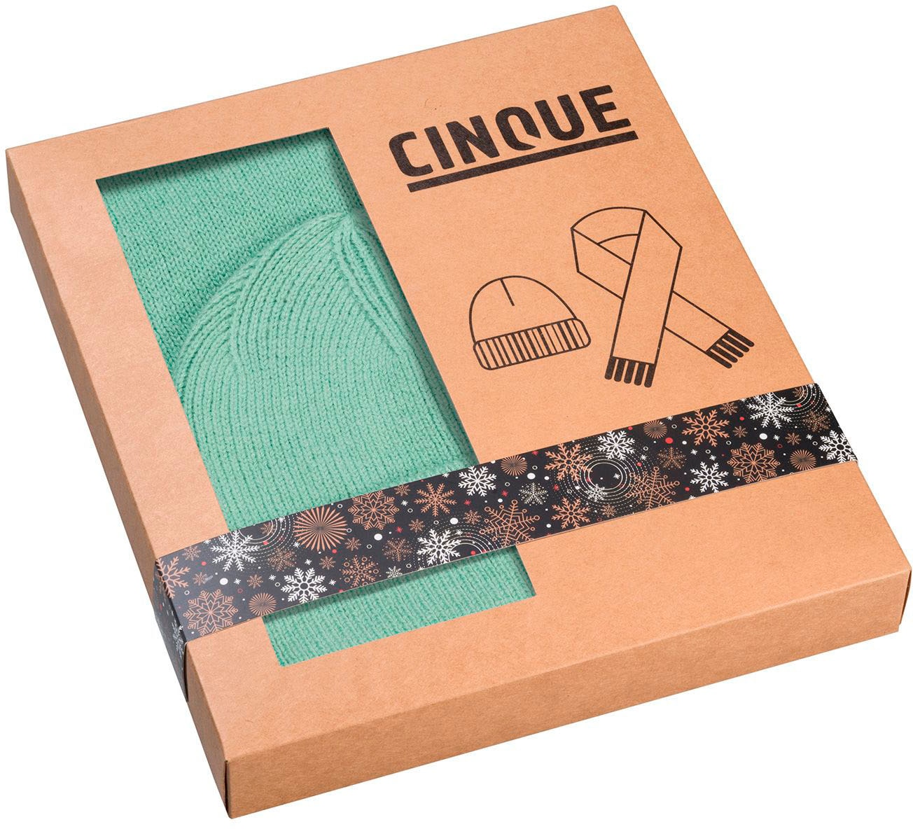 Cinque Strickschal, Mütze & Schal in Geschenkbox, Weihnachtsgeschenk günstig online kaufen