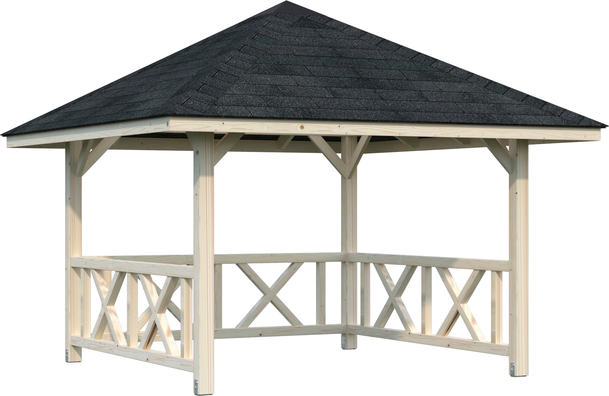 Holzpavillon »Bianca 8,3 m² Set 1«, BxTxH: 300x300x319 cm