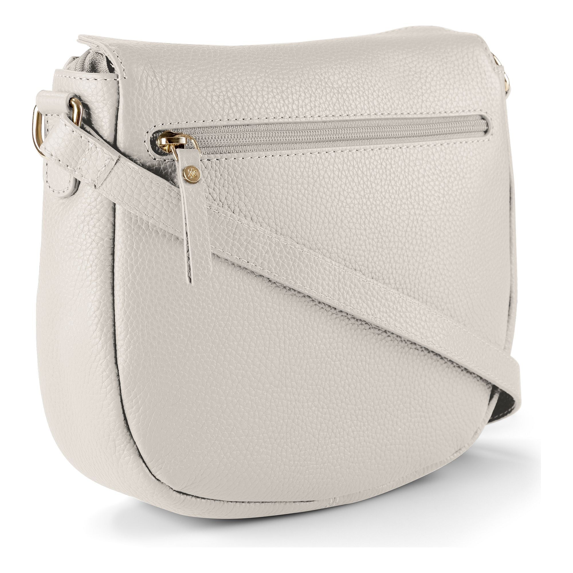Lazarotti Umhängetasche »Bologna Leather Crossbody Umhängetasche Leder 25 cm«