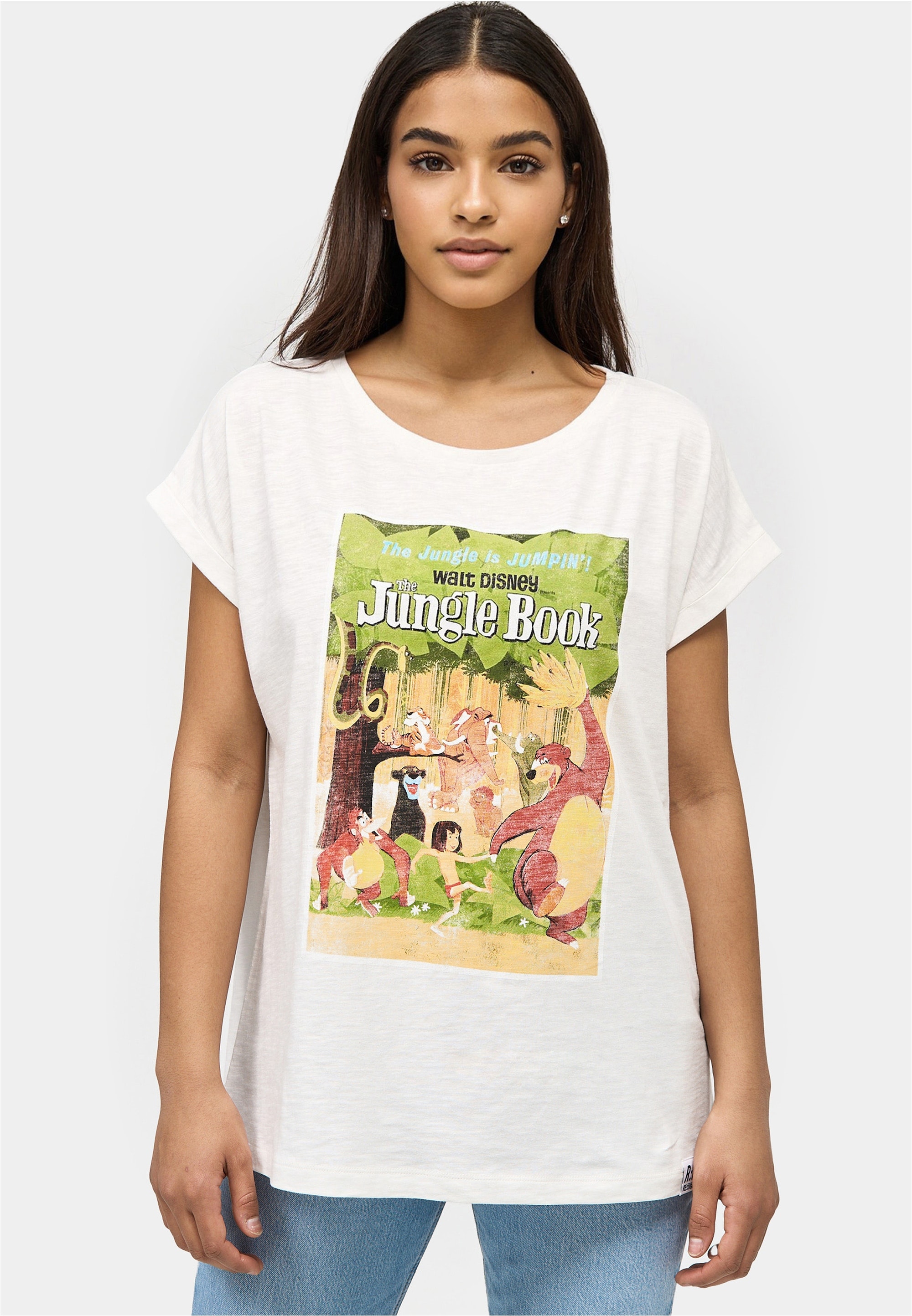 Recovered T-Shirt "The Jungle Book Vintage", mit coolem Dschungelbuch-Print günstig online kaufen