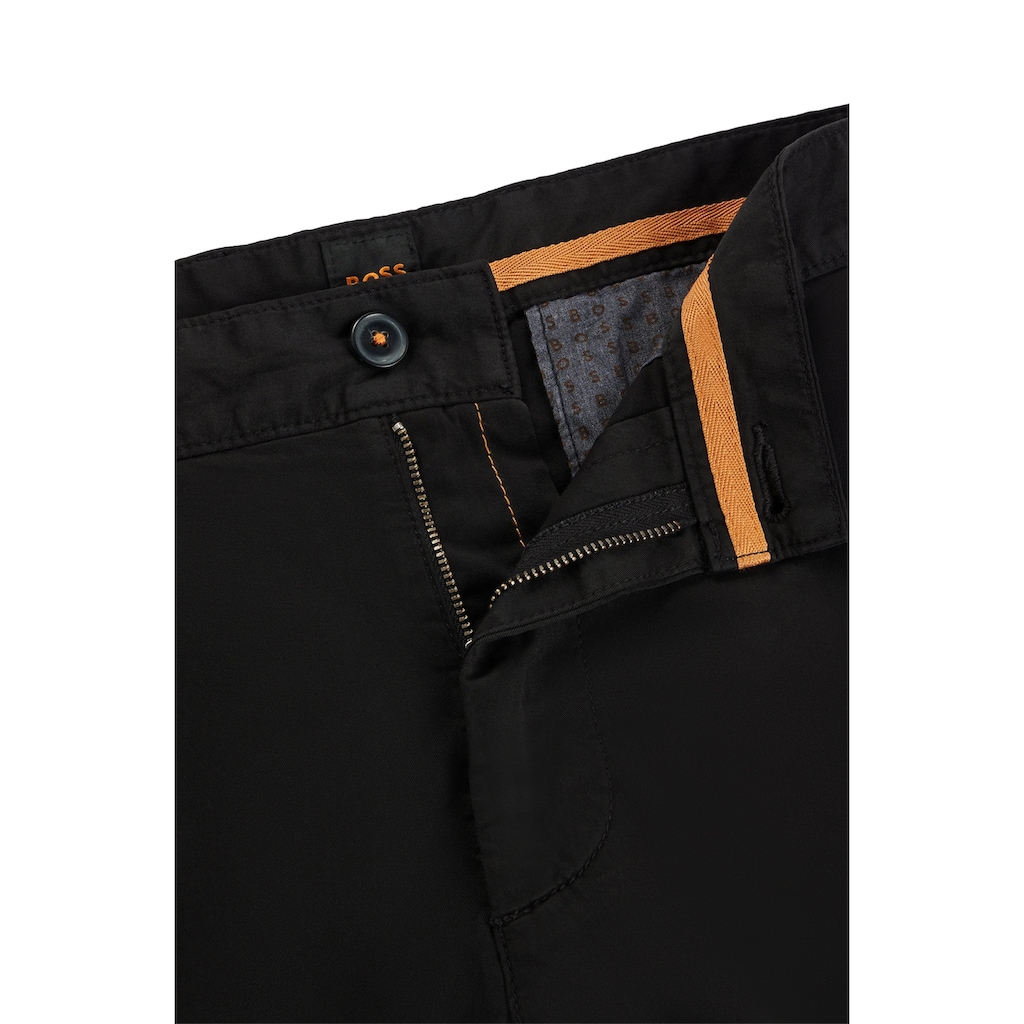 BOSS ORANGE Chinohose »Chino-slim-Shorts«, mit Kontrastdetails