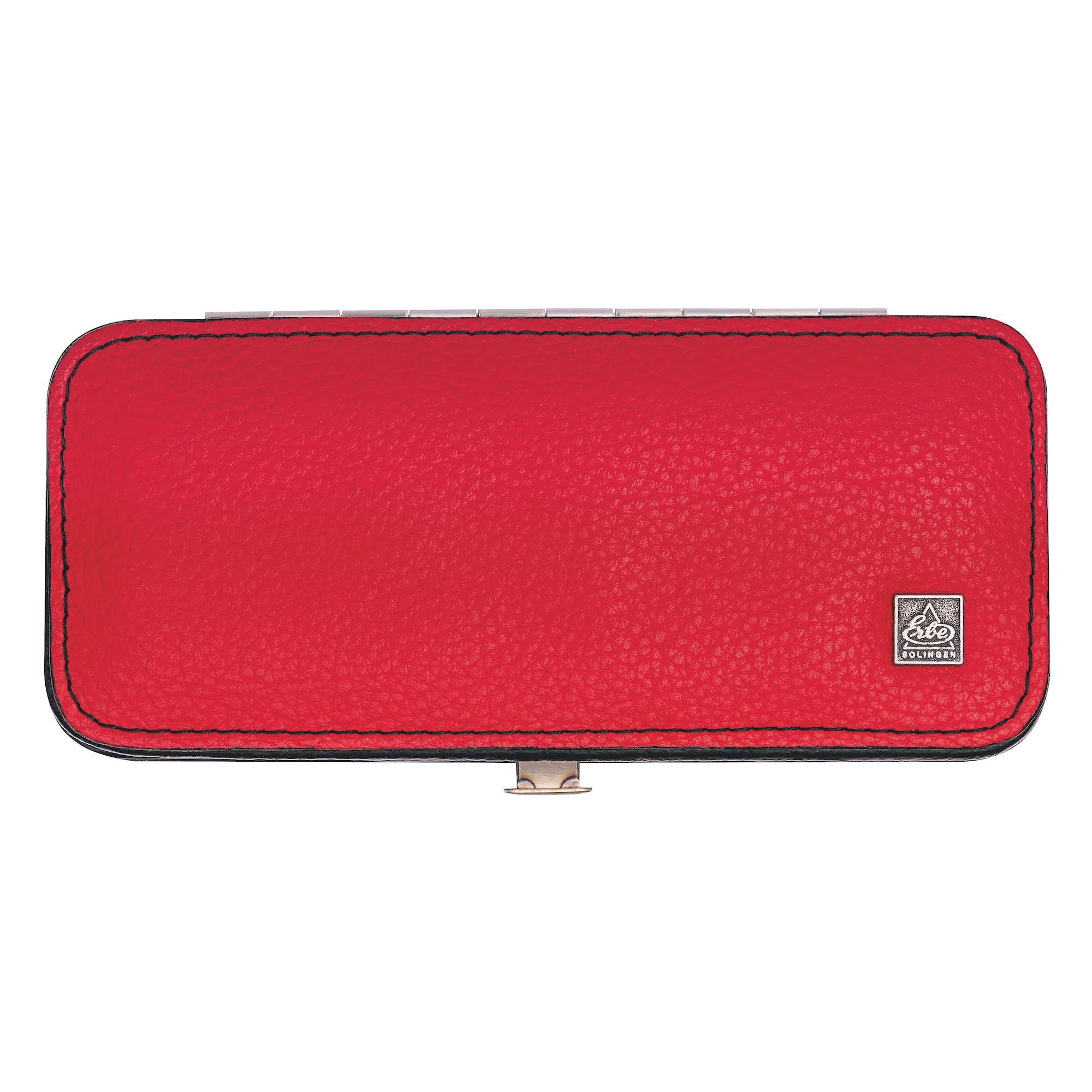 ERBE Maniküre-Etui »Colorado«, (Set, 5 tlg.), Echtleder, Kontrastnähte, Druckknopfverschluss, rostfreie Instrumente