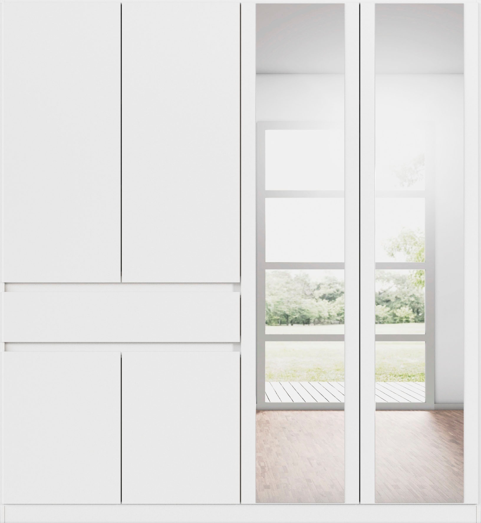 rauch Kleiderschrank "Tübingen" mit Spiegel günstig online kaufen