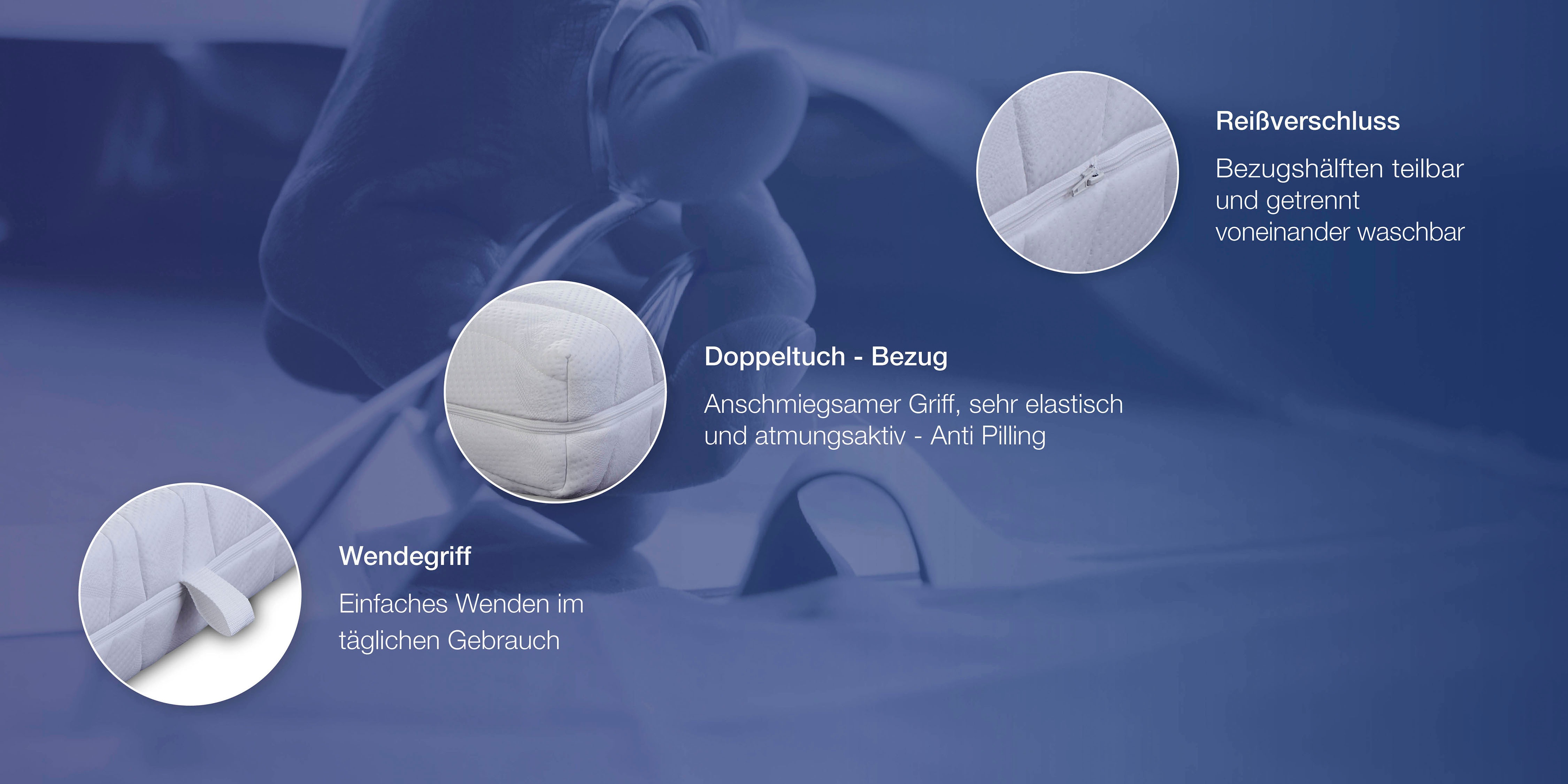 Thumbnail - Murmelland Kaltschaummatratze "Lasse" 18 cm hoch Raumgewicht: 40 kg/m³ 1 Stk. tlg.