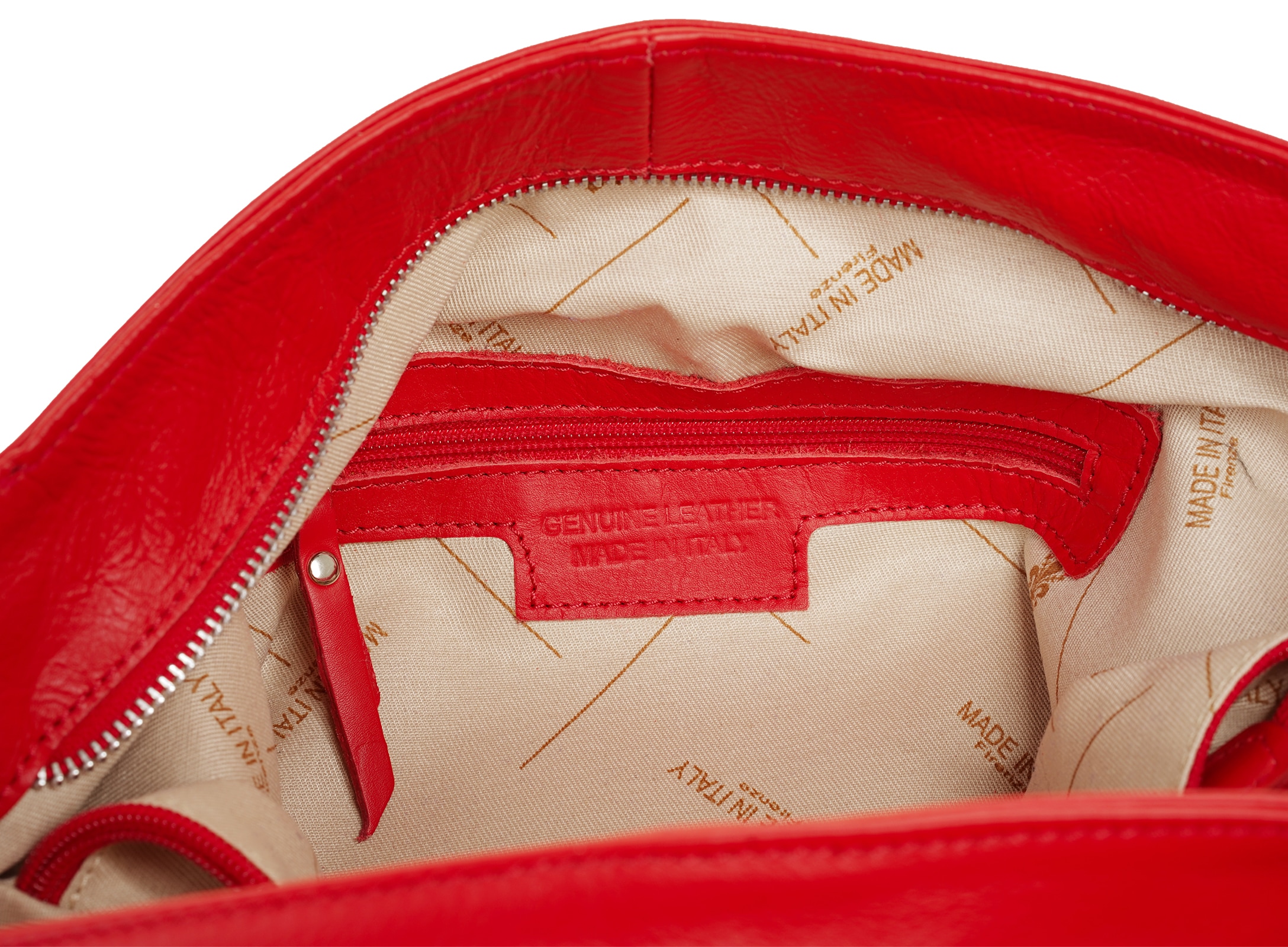 Samantha Look Cityrucksack, echt Leder, Made in Italy