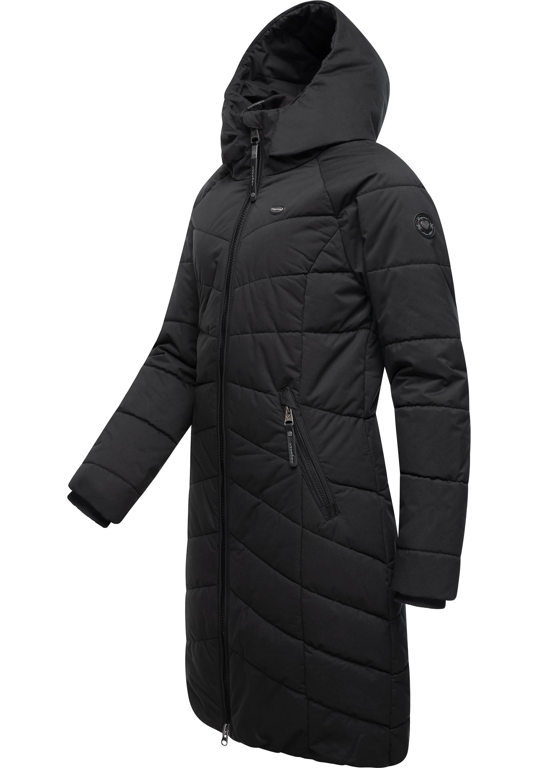 Ragwear Steppmantel »Dizzie Coat«, Wasserdichter Winterparka mit gefütterter Kapuze