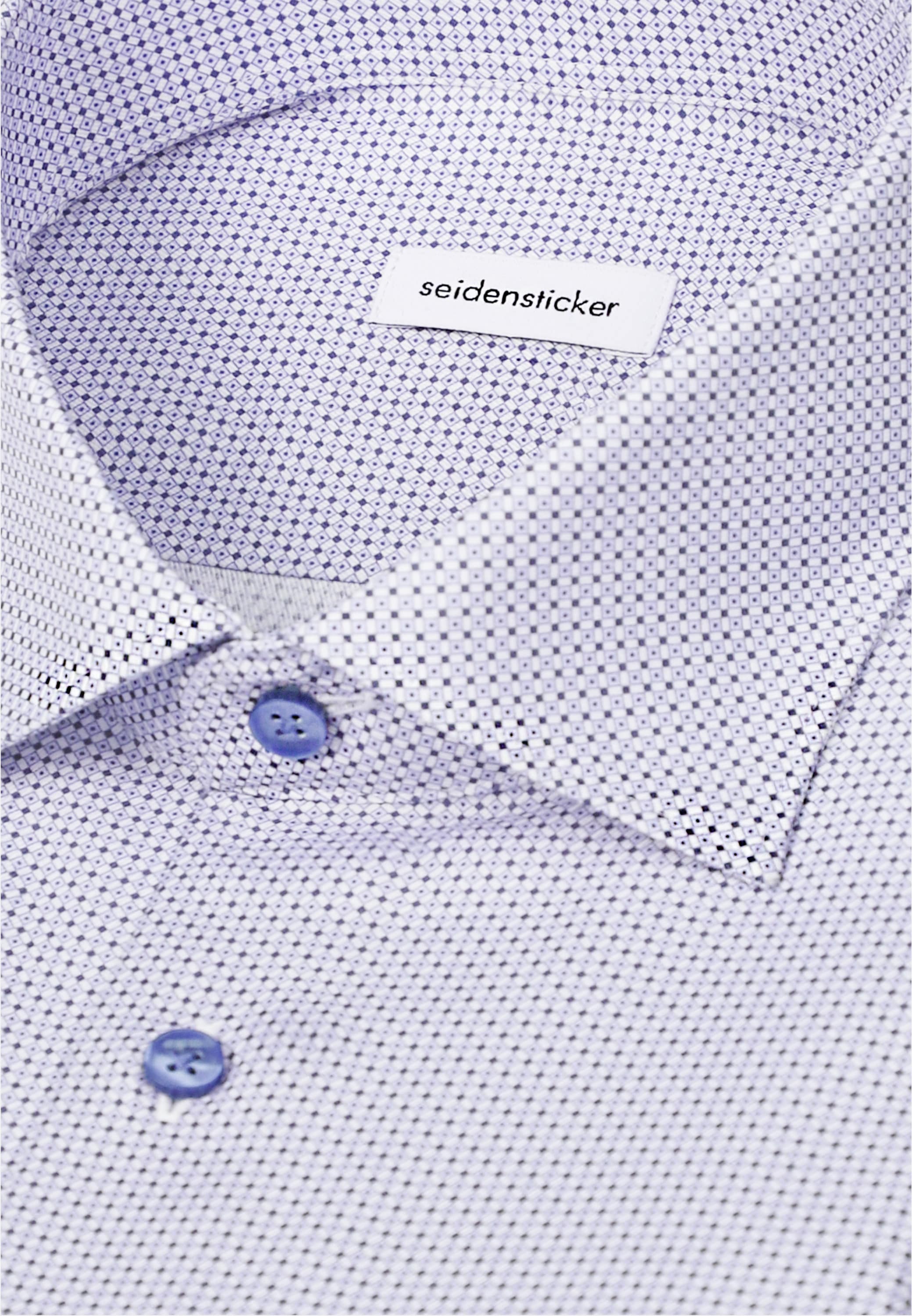 seidensticker Businesshemd »Schwarze Rose« Shaped 1/1 Extra lang Kentkragen Druck