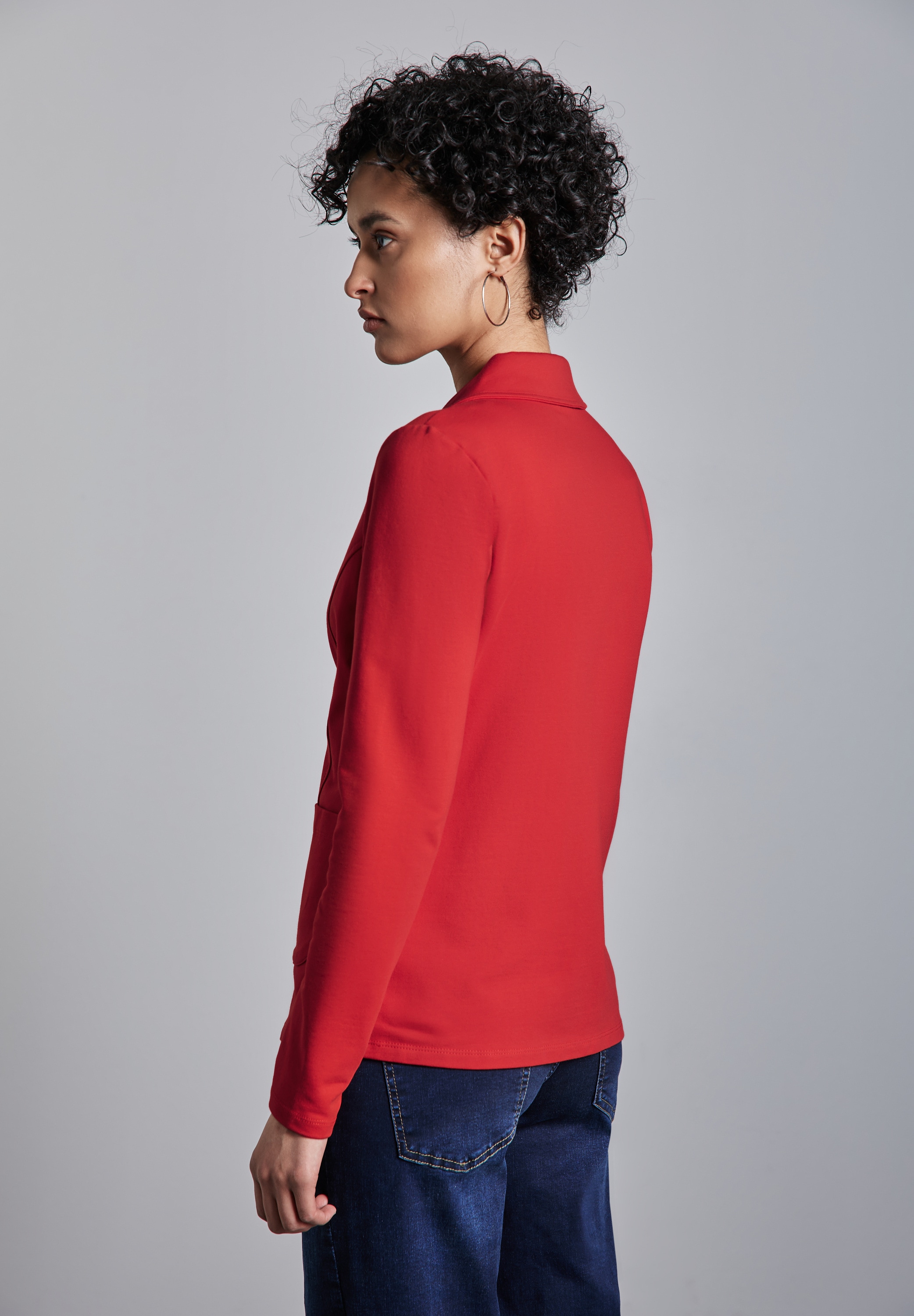 STREET ONE Sweatblazer, mit aufgenähten Taschen