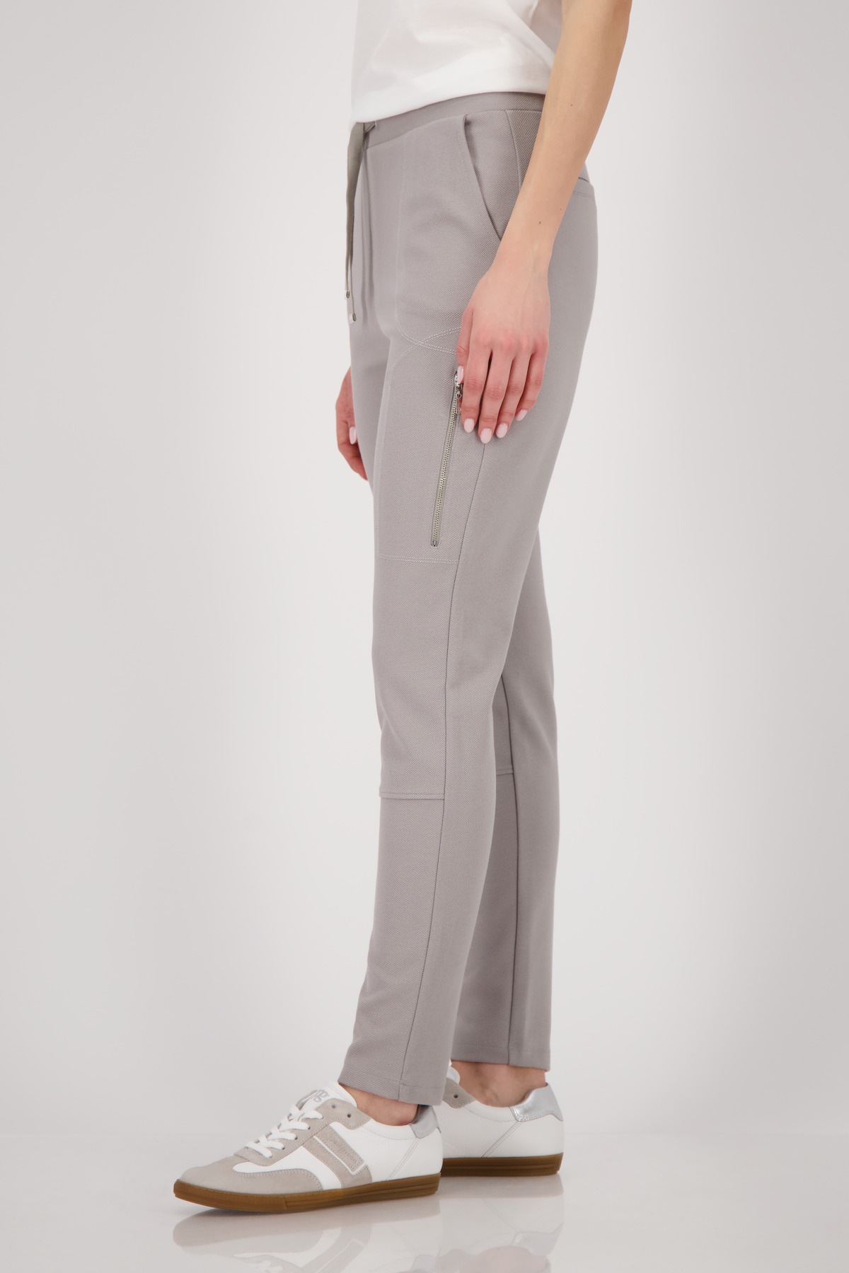 Monari Jogger Pants "Hose Basic Rippe", Mit schmaler Beinform günstig online kaufen