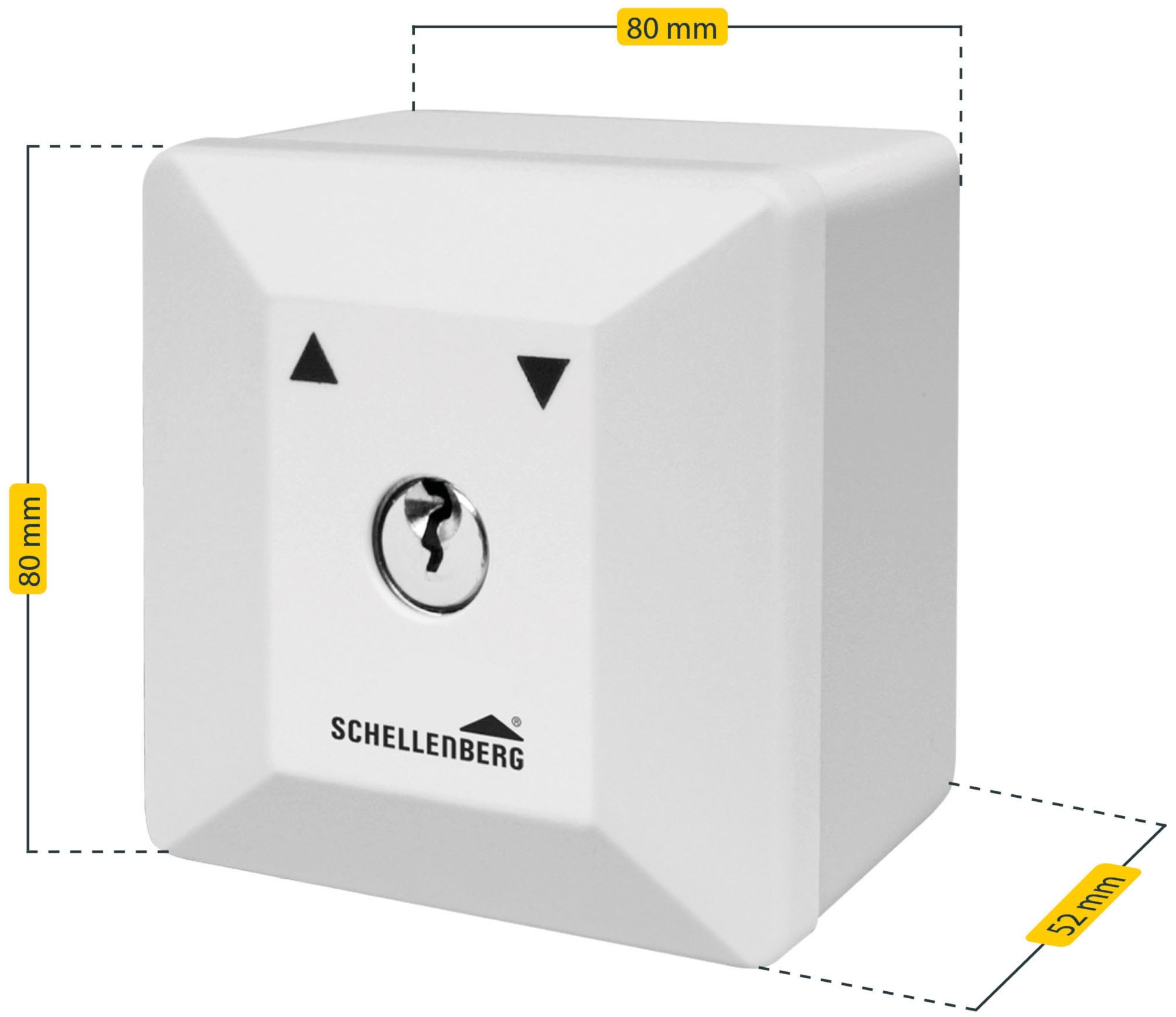 SCHELLENBERG Schalter »Schlüsselschalter Aufputz«, zur manuellen Bedienung eines elektrischen Torantriebs