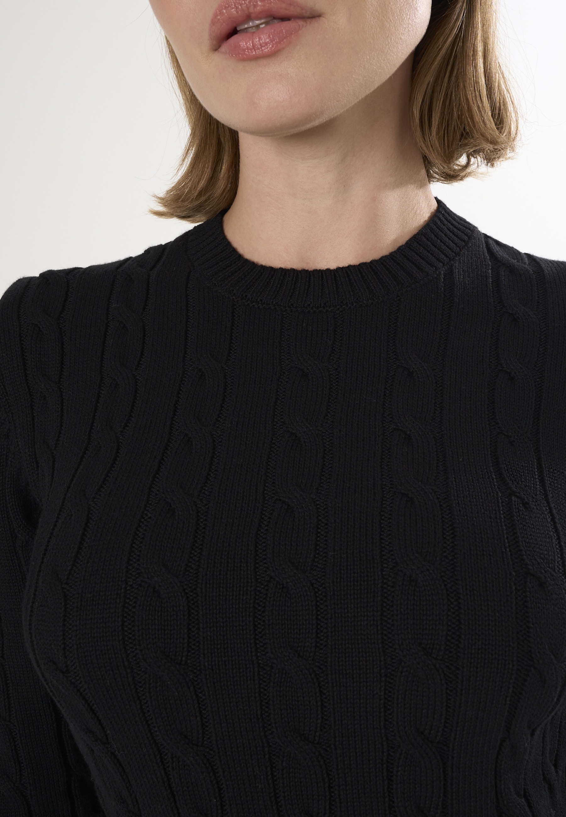 Felix Hardy V-Ausschnitt-Pullover »Kabelstrick-Pullover mit V-Ausschnitt«