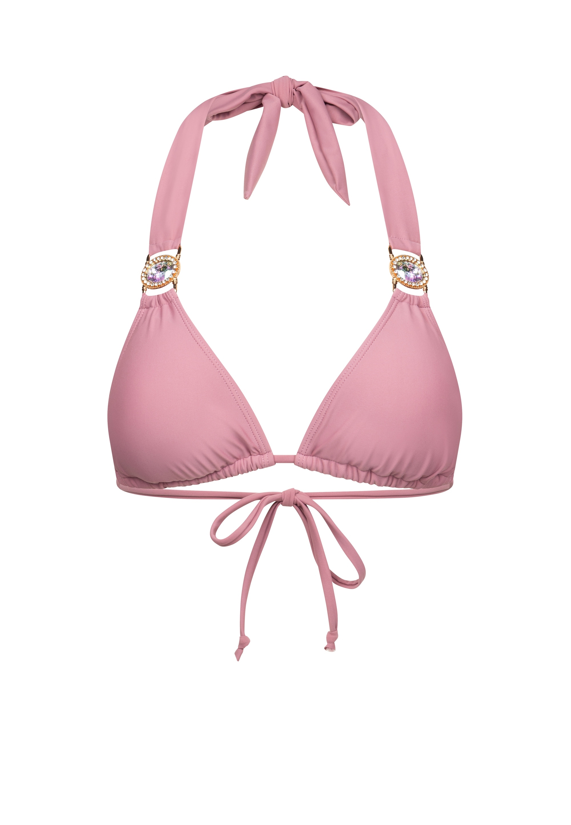 Moda Minx Triangel-Bikini-Top »AMOUR TRIANGLE TOP«, (1 St.), mit stilvollem Steinbesatz