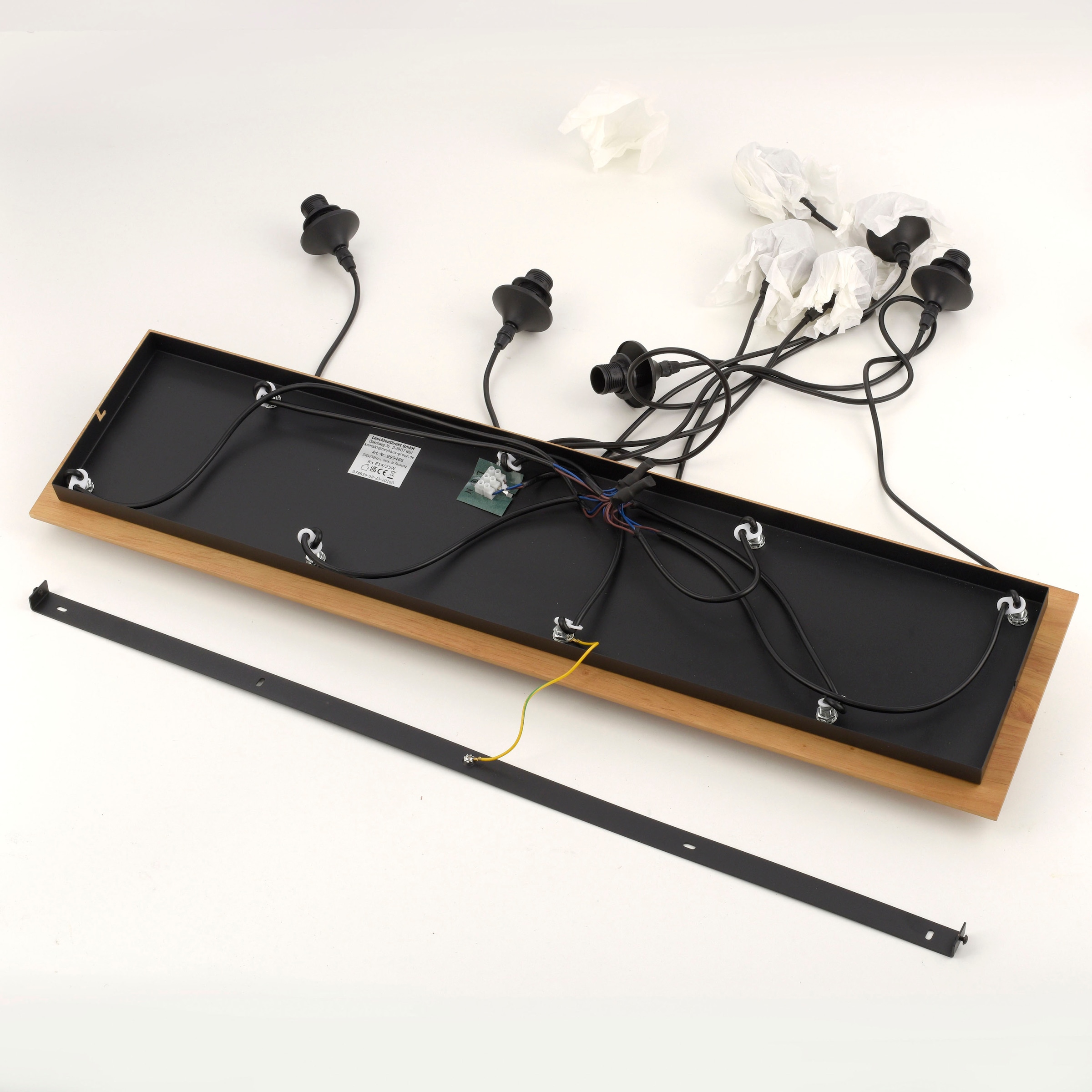JUST LIGHT Pendelleuchte »GREEN ZEA«, 8 flammig, Leuchtmittel E14 | ohne Leuchtmittel