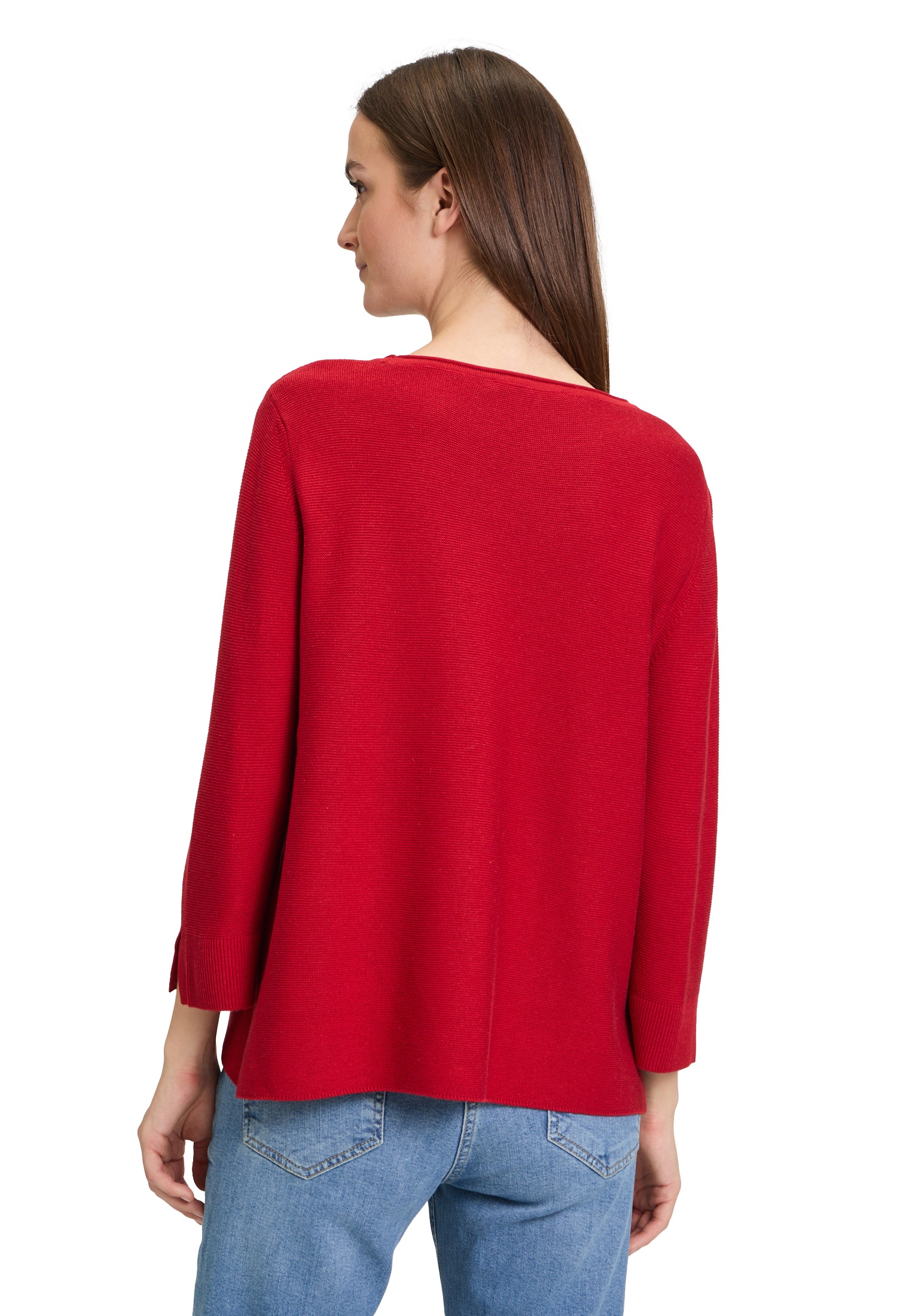 Betty Barclay Strickpullover »Betty Barclay Feinstrickpullover mit Struktur«, (1 tlg.), Ärmelschlitz